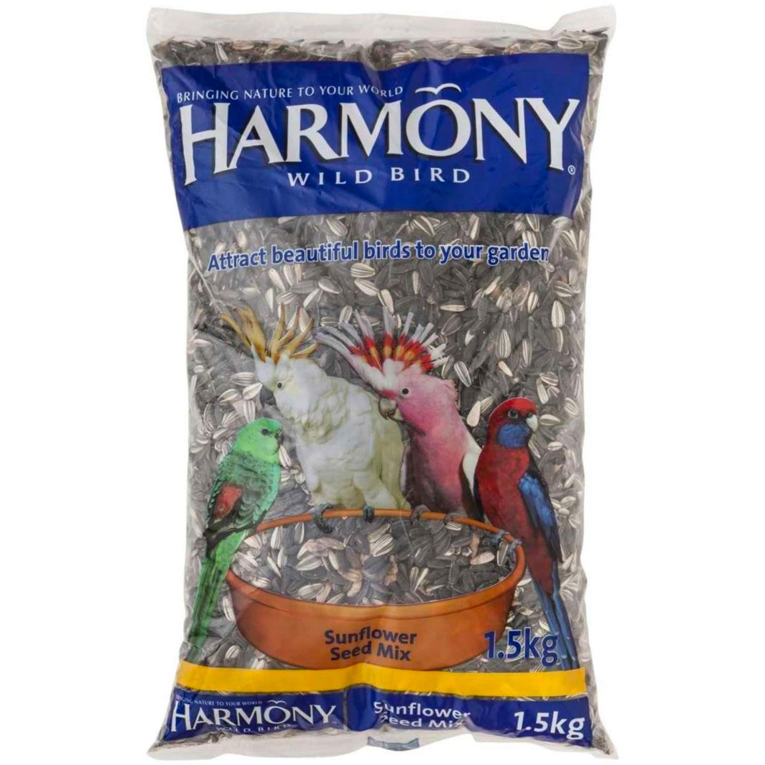 Harmony Wild Bird Sunflower Seed Mix, 1.5 Kilogram