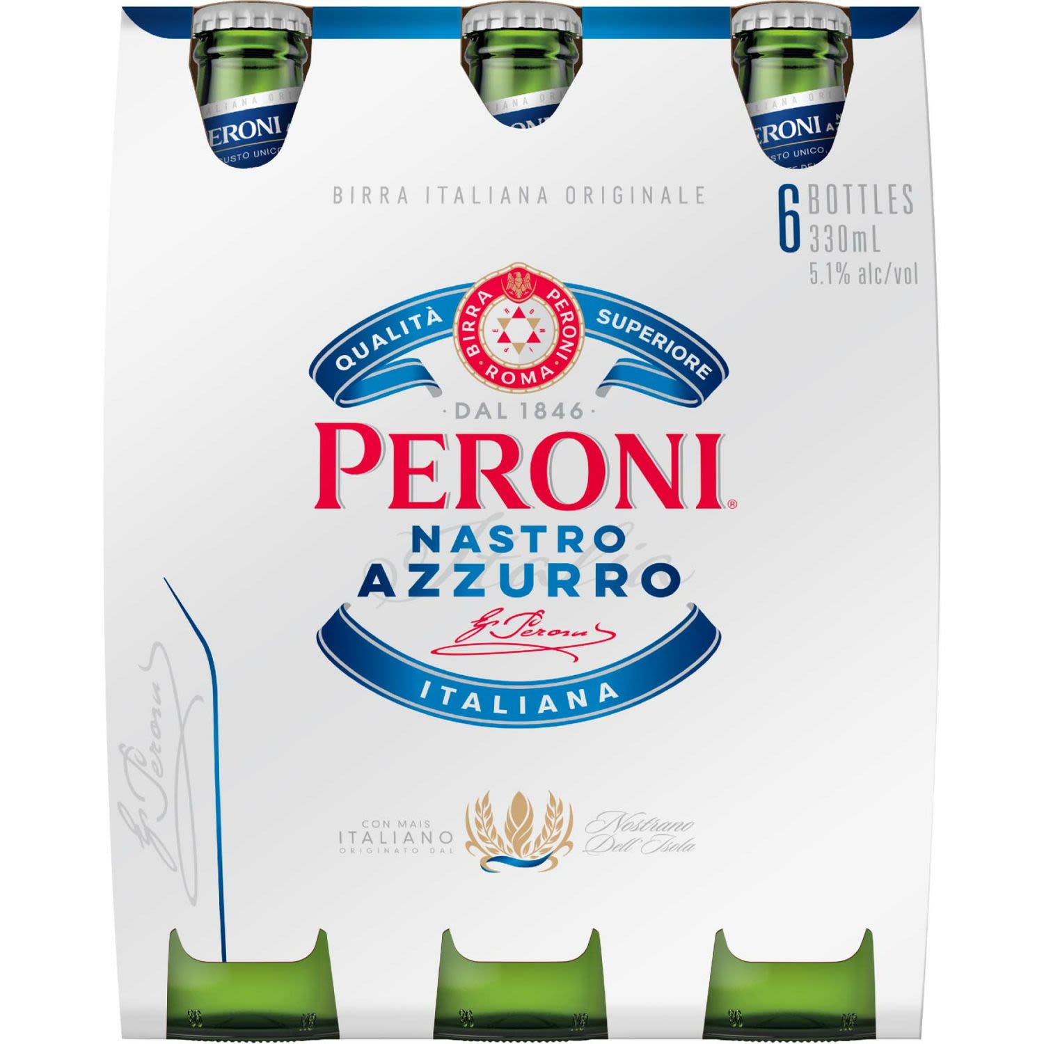 Peroni Nastro Azzurro 5.1% Bottle