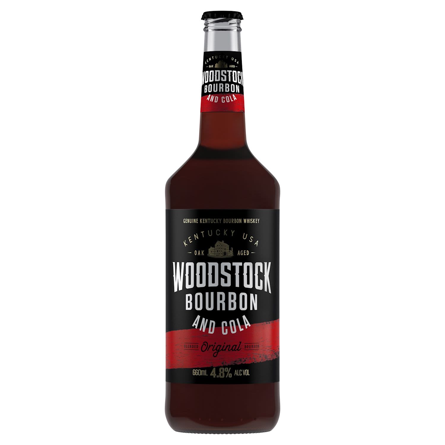 Woodstock Bourbon & Cola 4.8% Bottle