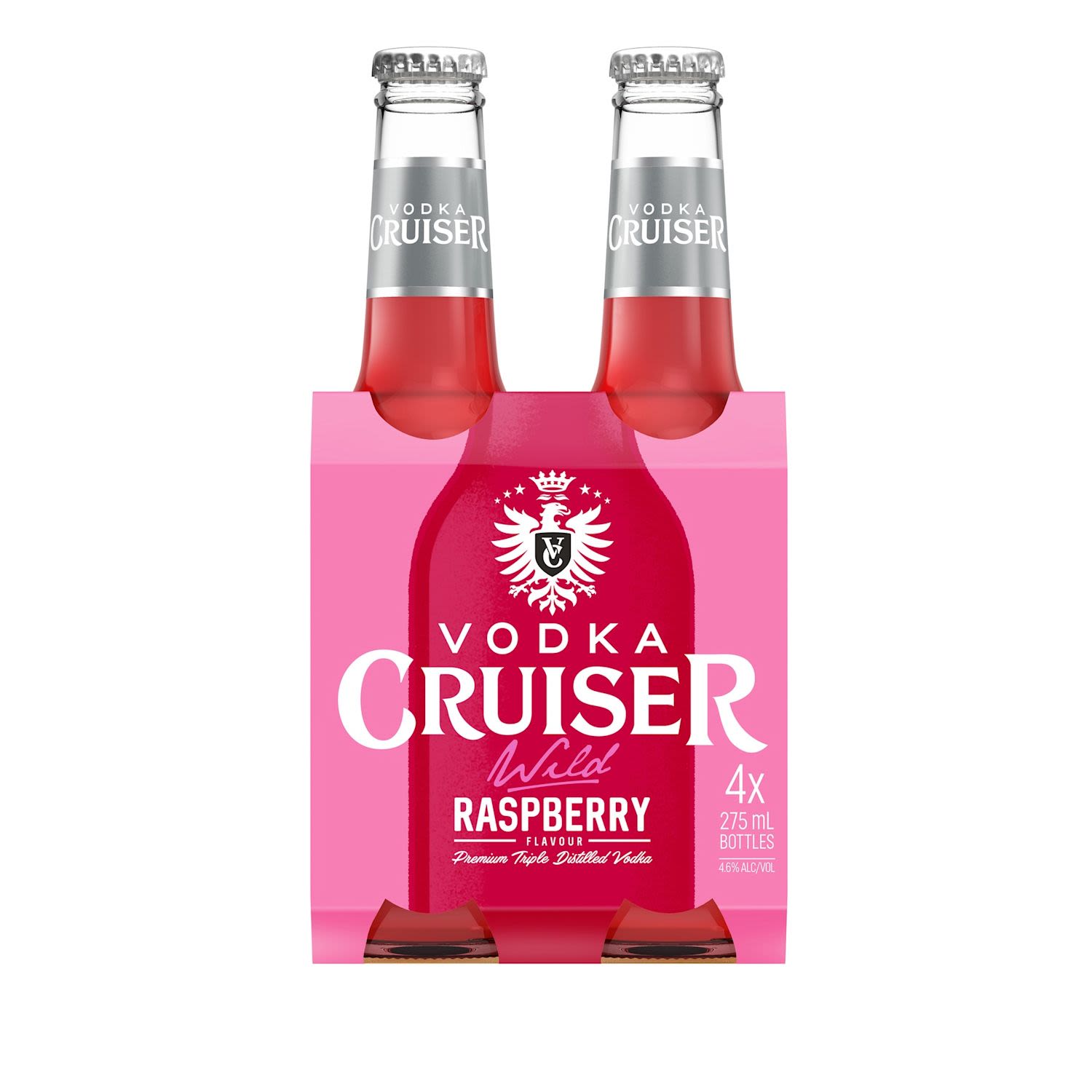 Vodka Cruiser Wild Raspberry 4.6% Bottle