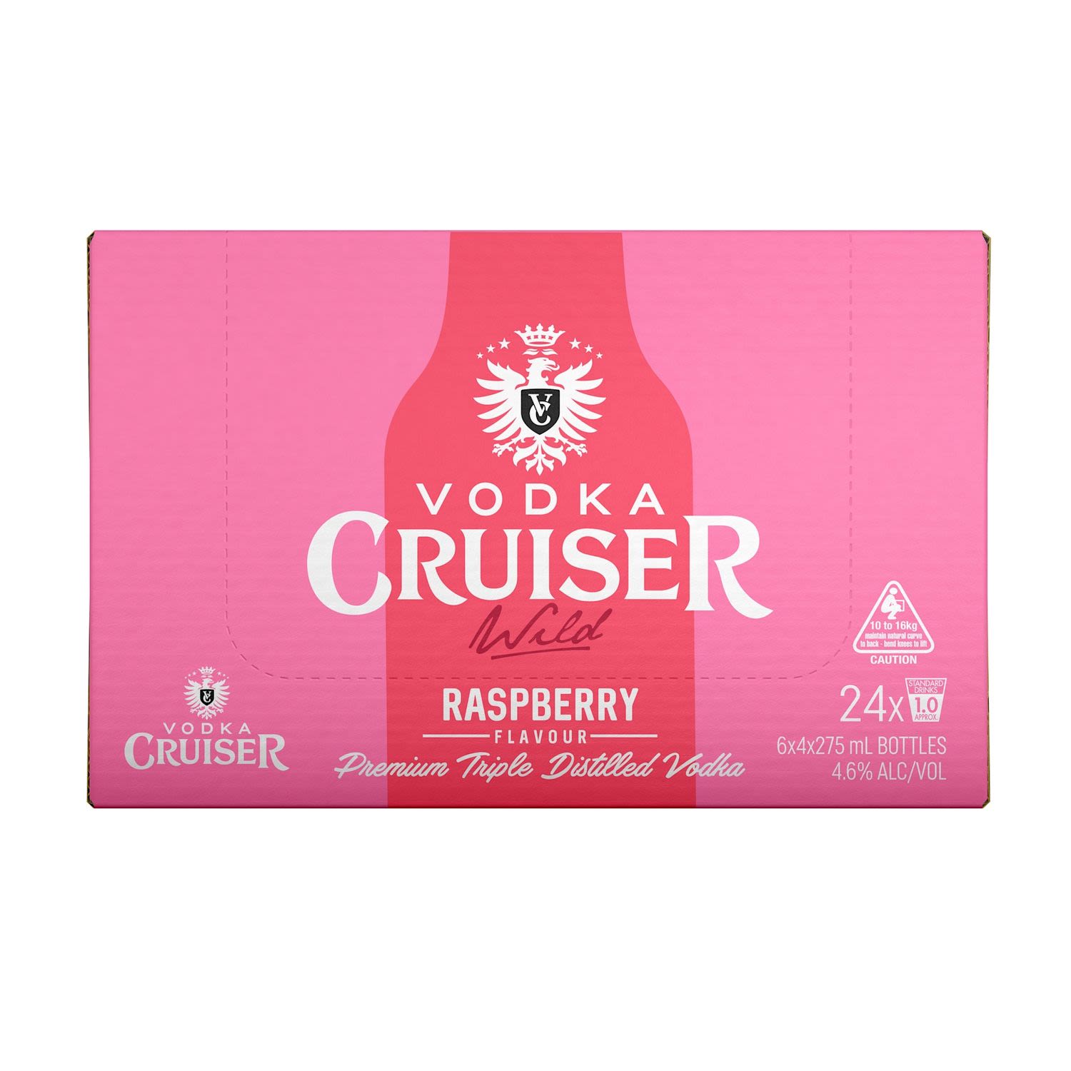 Vodka Cruiser Wild Raspberry 4.6% Bottle