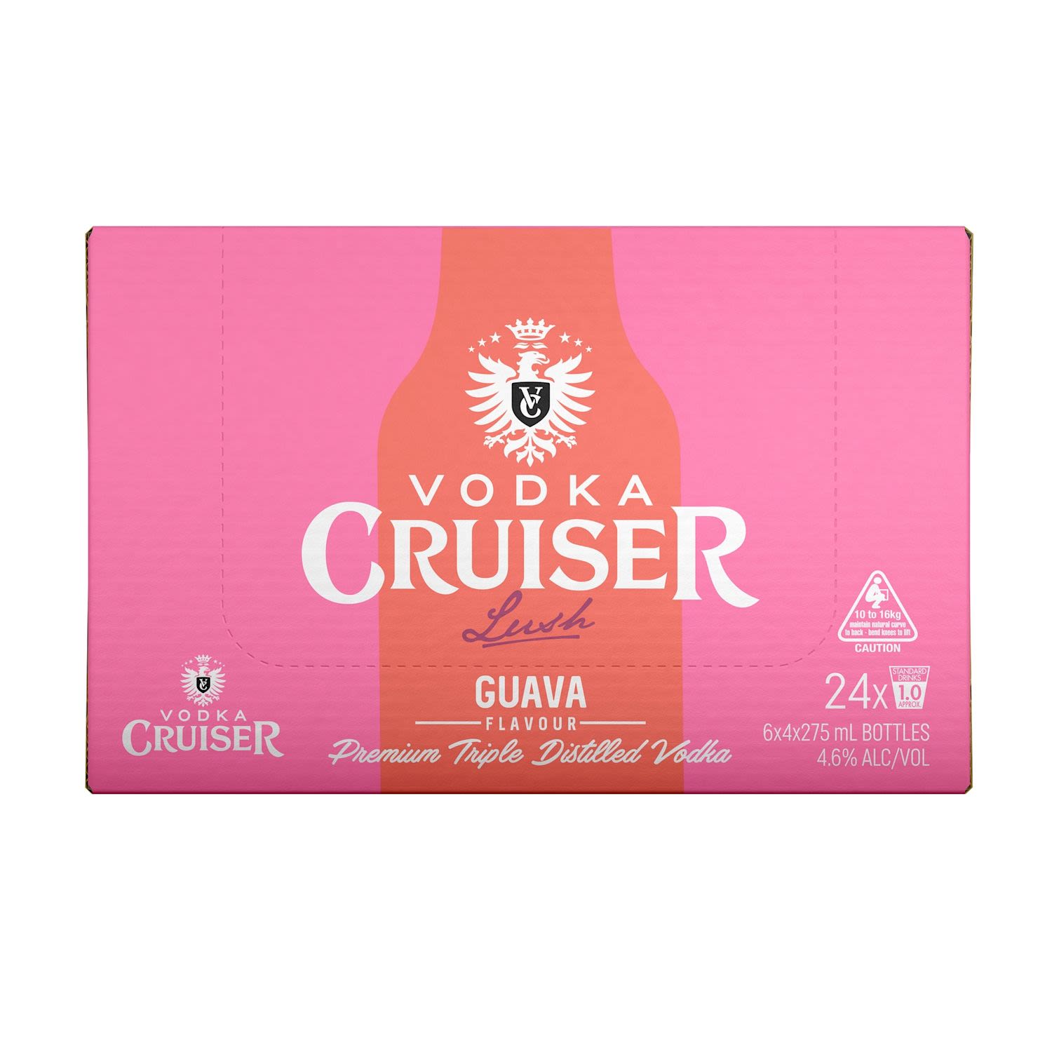 Vodka Cruiser Lush Guava 4.6% Bottle