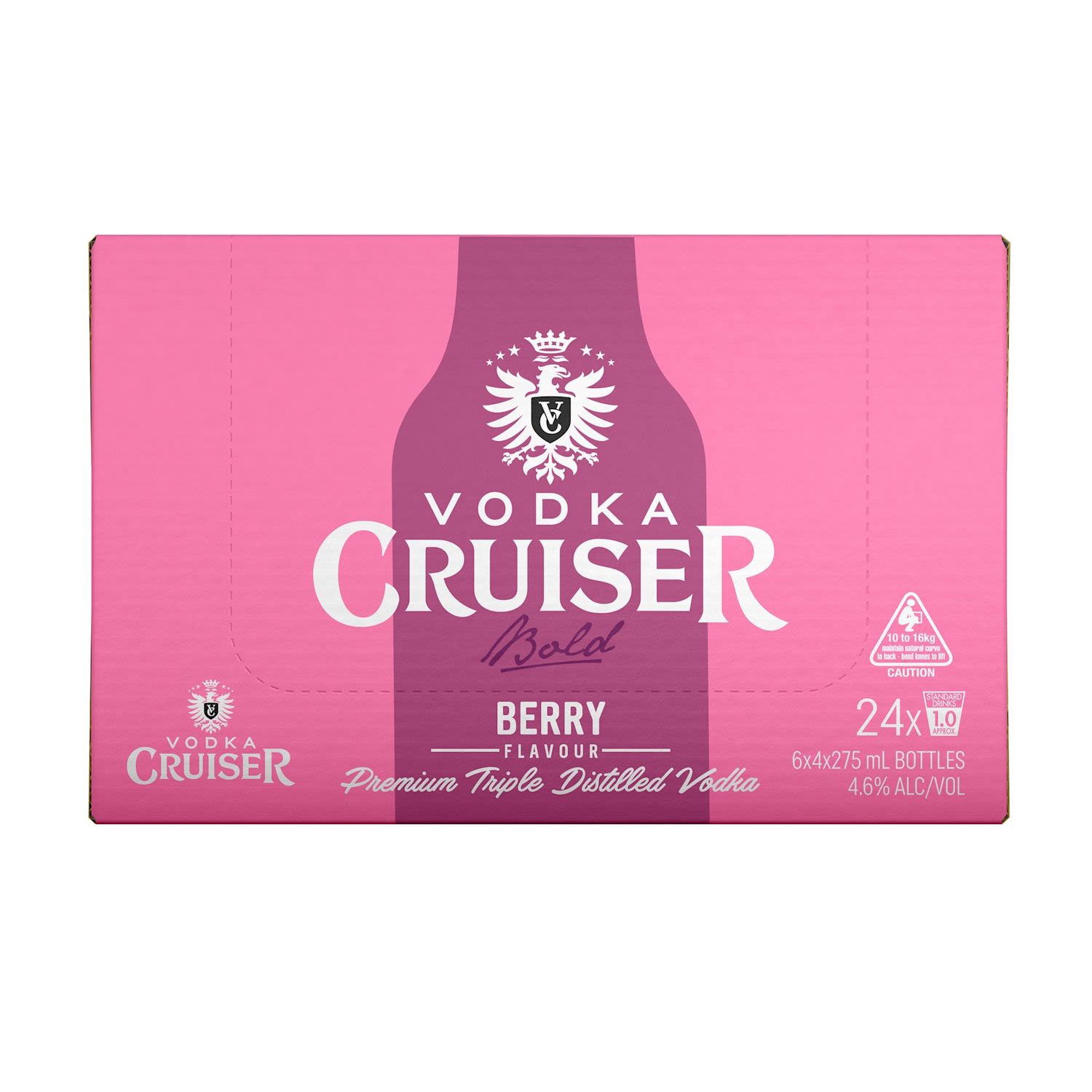 Vodka Cruiser Bold Berry 4.6% Bottle