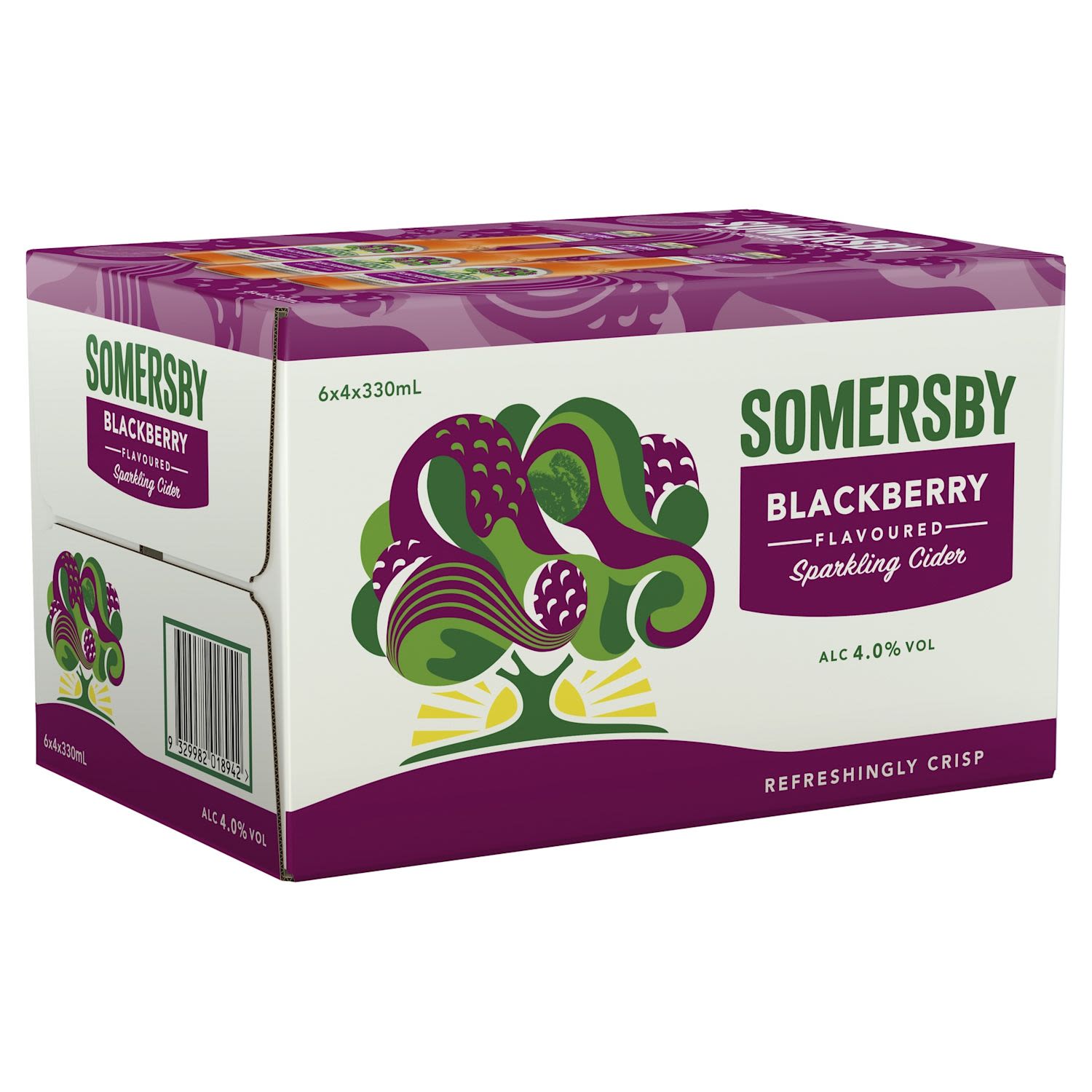 Somersby Blackberry Flavoured Cider 4.0% Bottle
