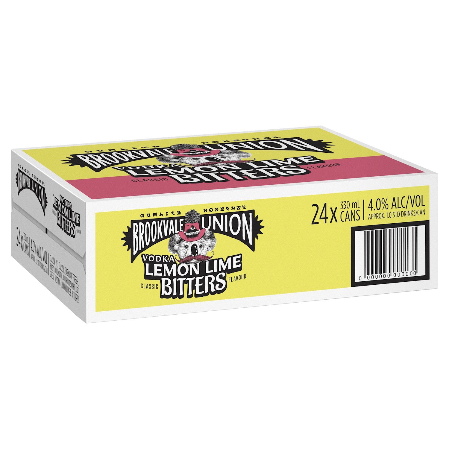 Brookvale Union Lemon, Lime & Bitters 4.0% Can