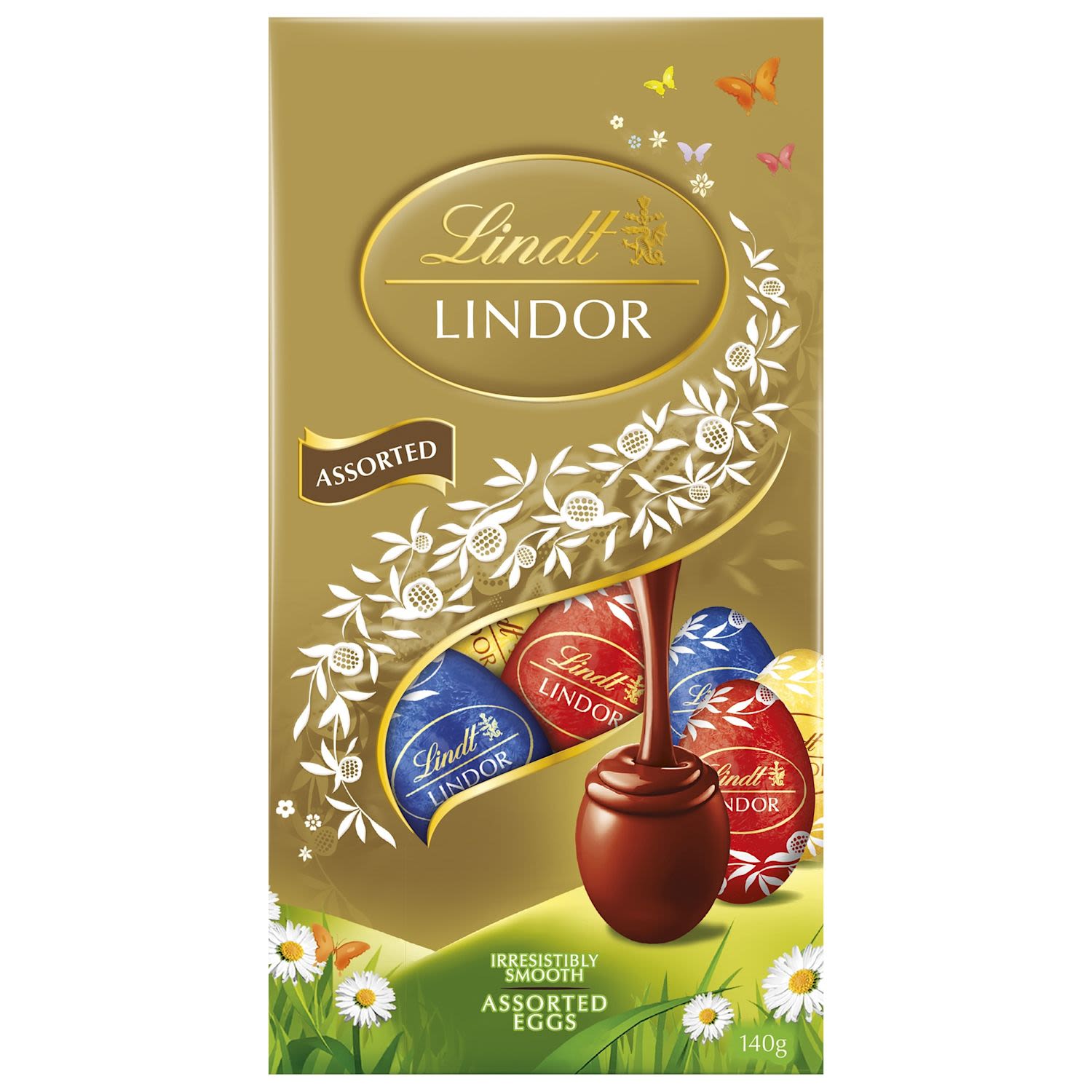 Lindt Lindor Assorted Eggs Pouch Bag