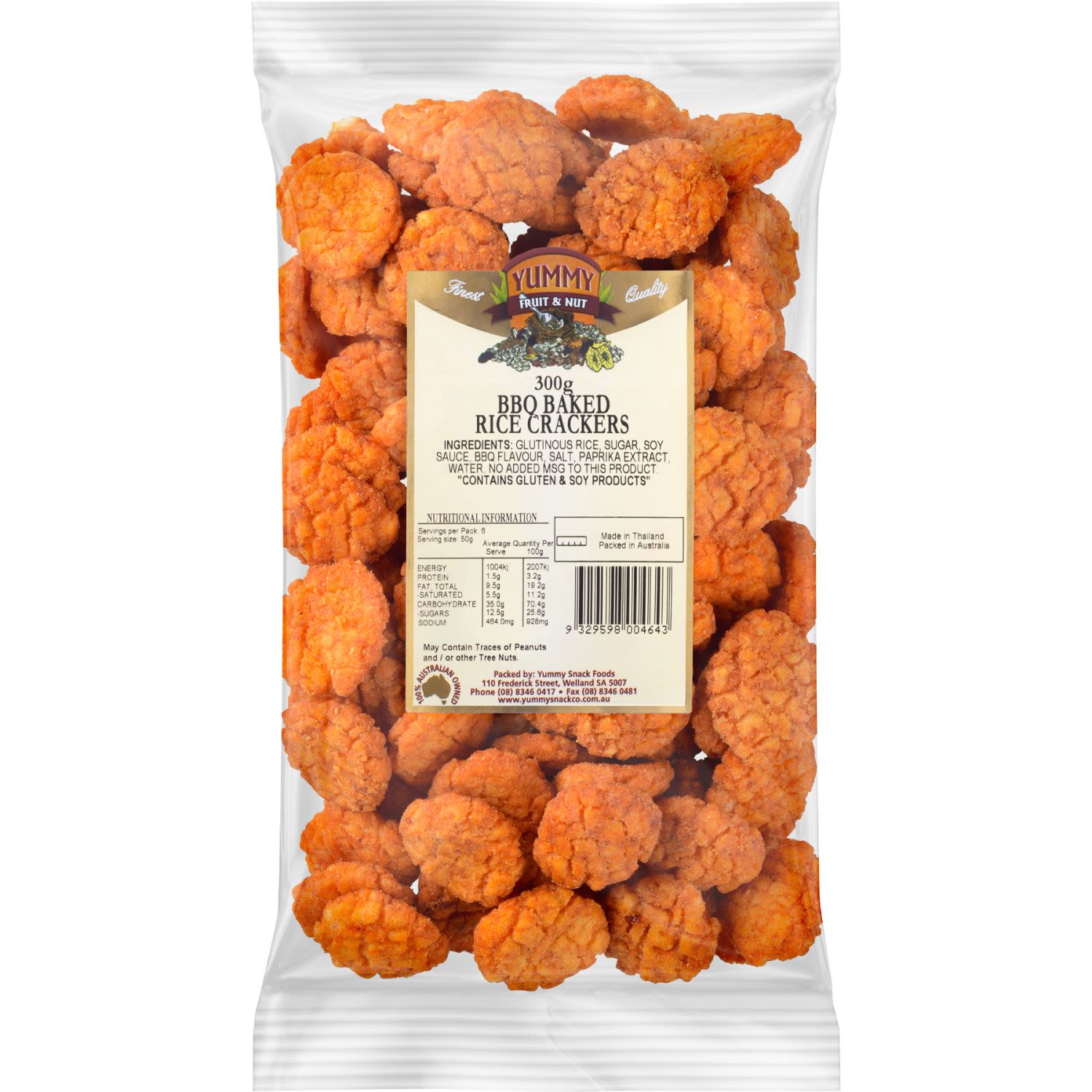 Yummy Baked Crackers BBQ