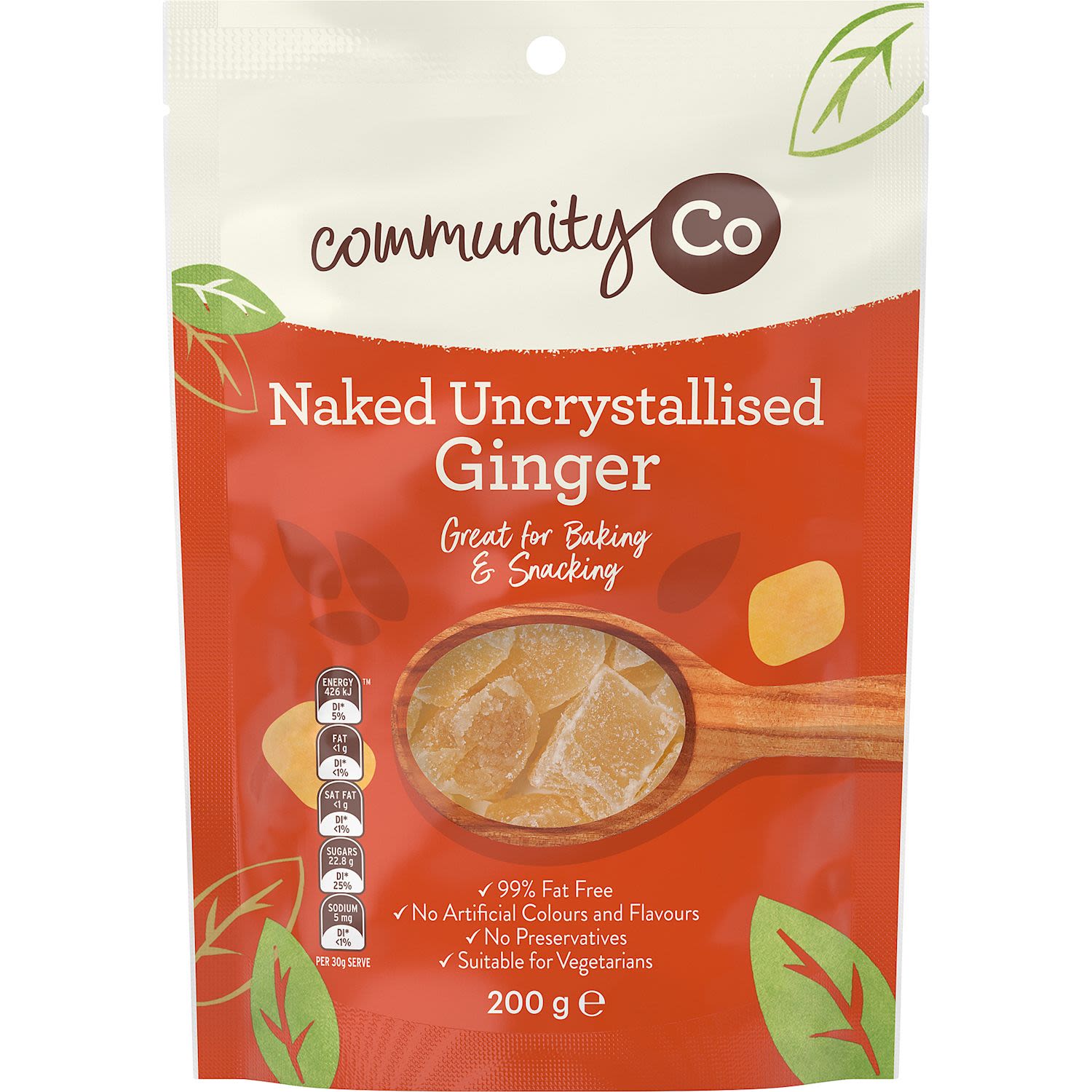 Community Co Naked Uncrystallised Ginger