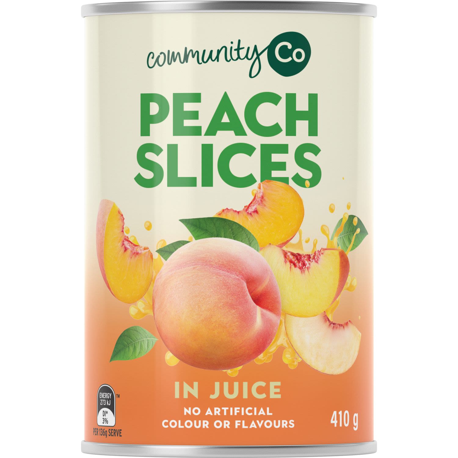 Community Co Peach slices in Juice