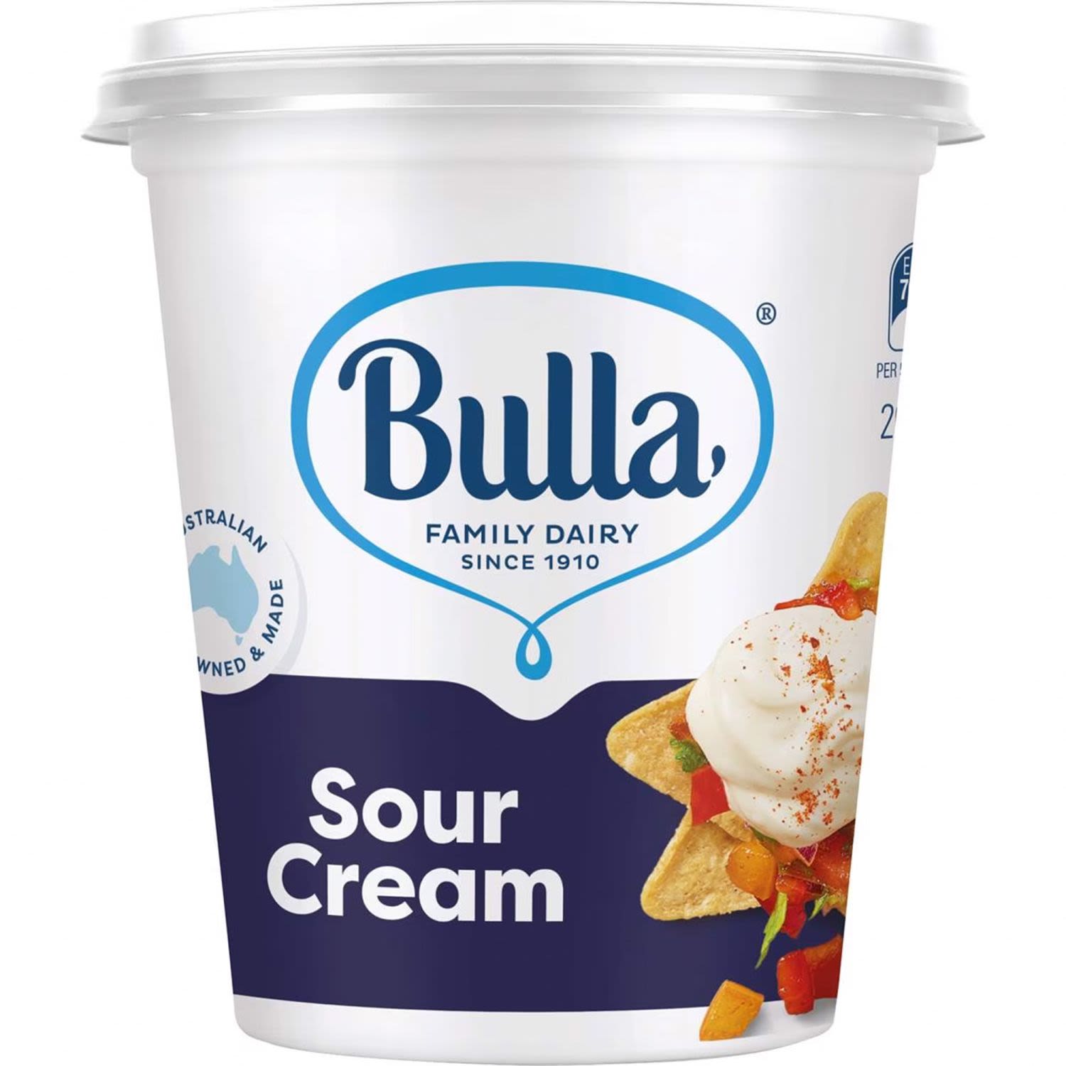 Bulla Premium Sour Cream, 200 Millilitre