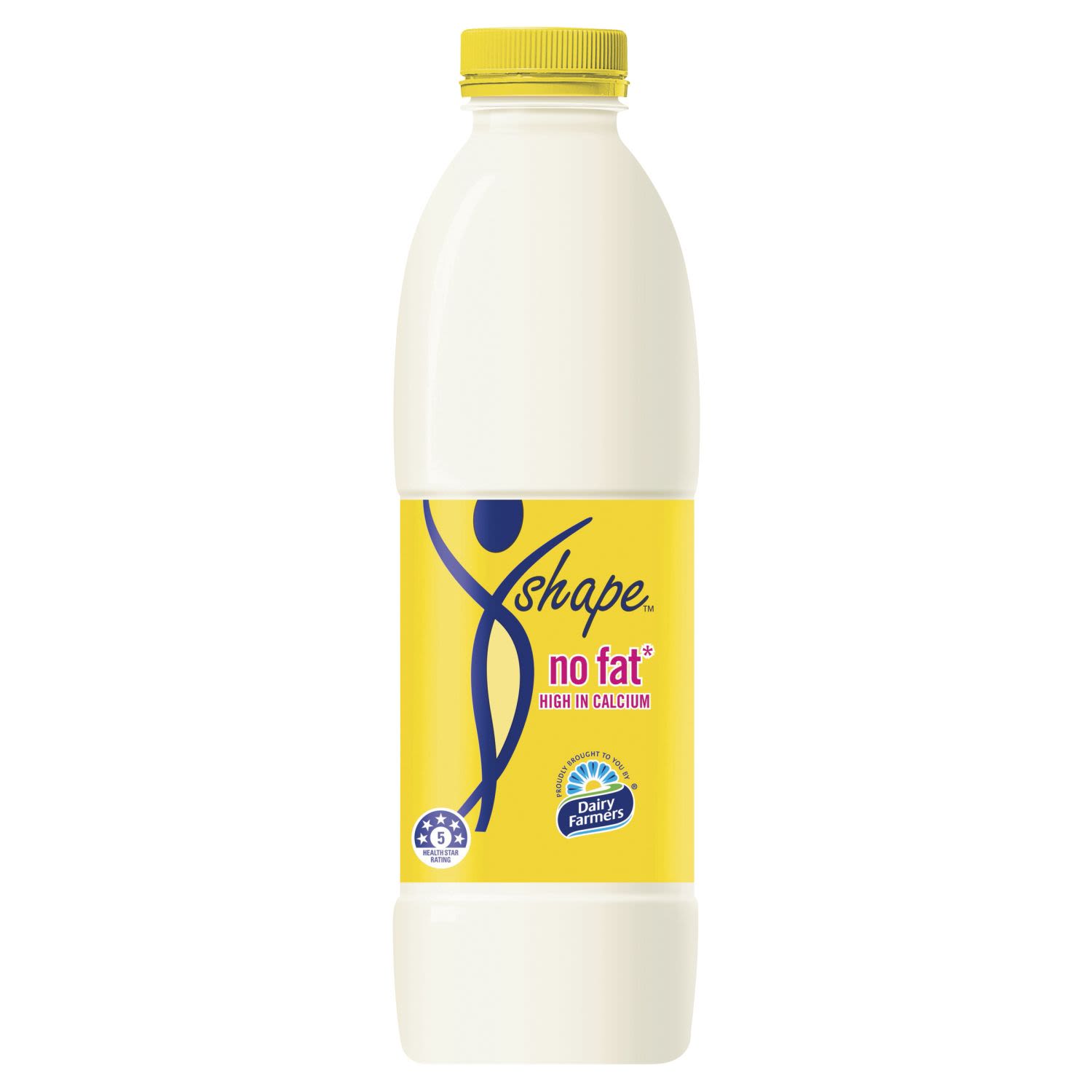 Dairy Farmers Shape Bottle, 1 Litre