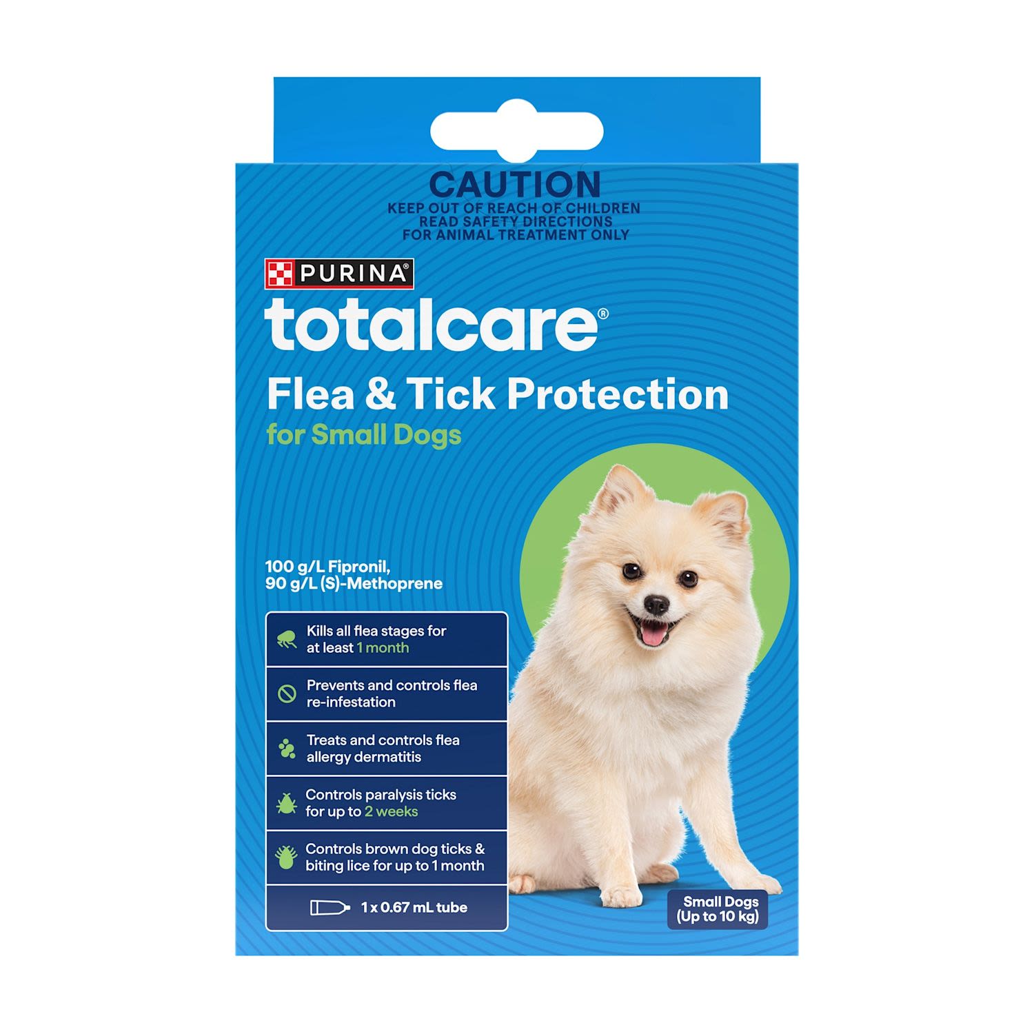 Purina Total Care Flea Treatment Flea Tick Control Plus Small Dog