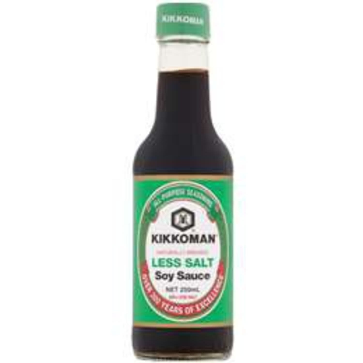 Kikkoman Naturally Brewed Soy Sauce Less Salt