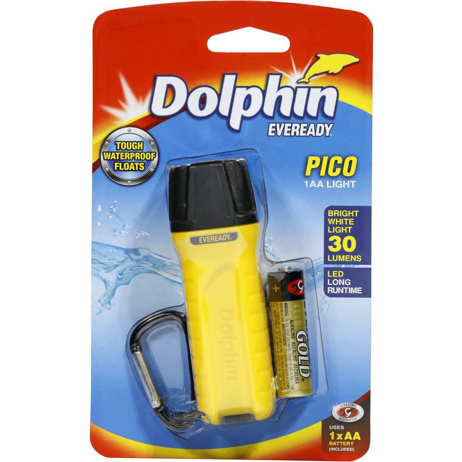 Eveready Dolphin Pico 1AA Light, 1 Each