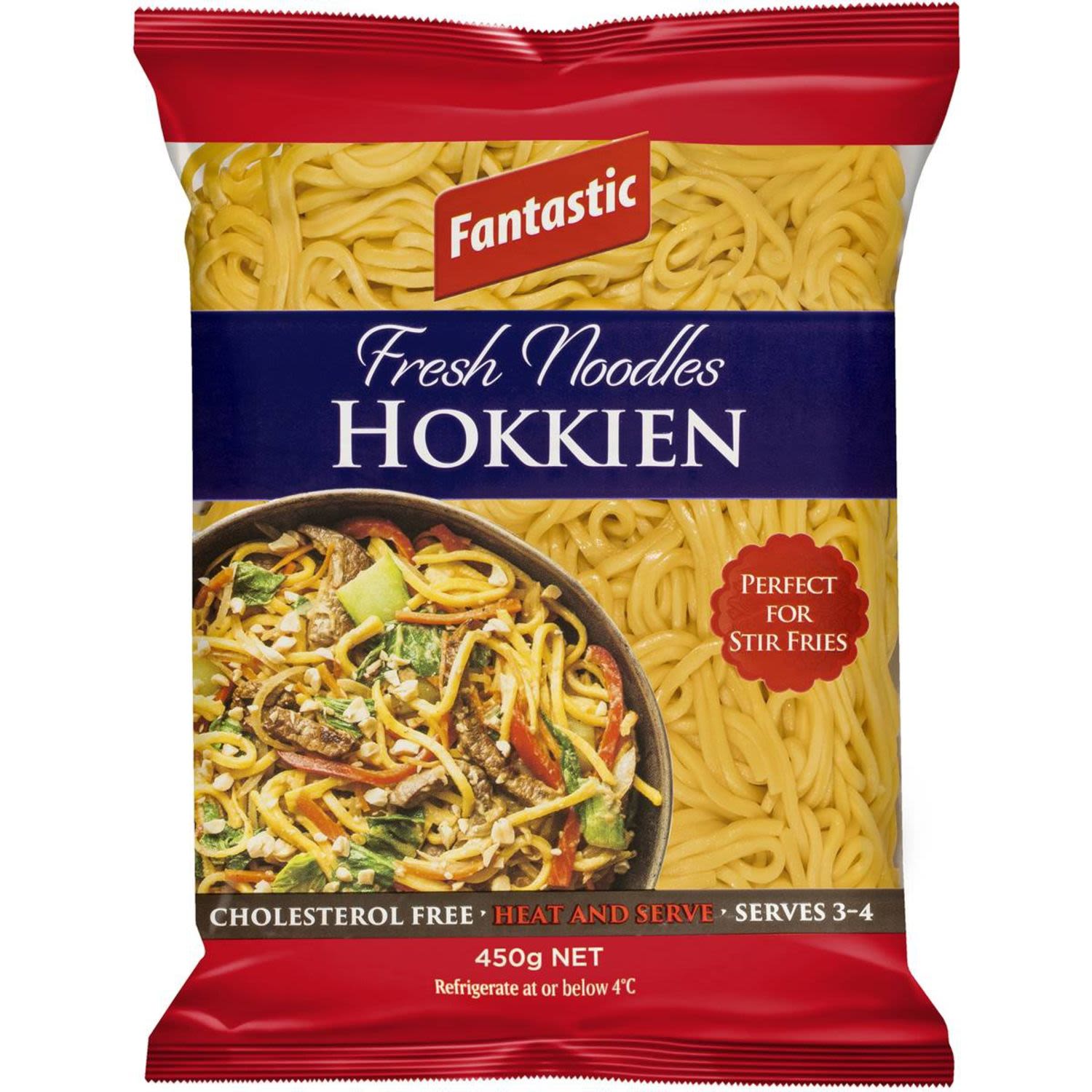 Fantastic Fresh Noodles Hokkien, 450 Gram
