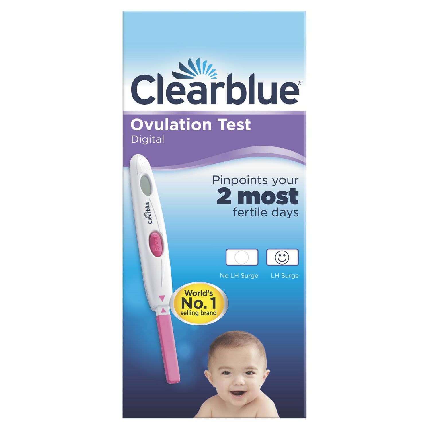 Clearblue Digital Ovulation Test Kit, 10 Each
