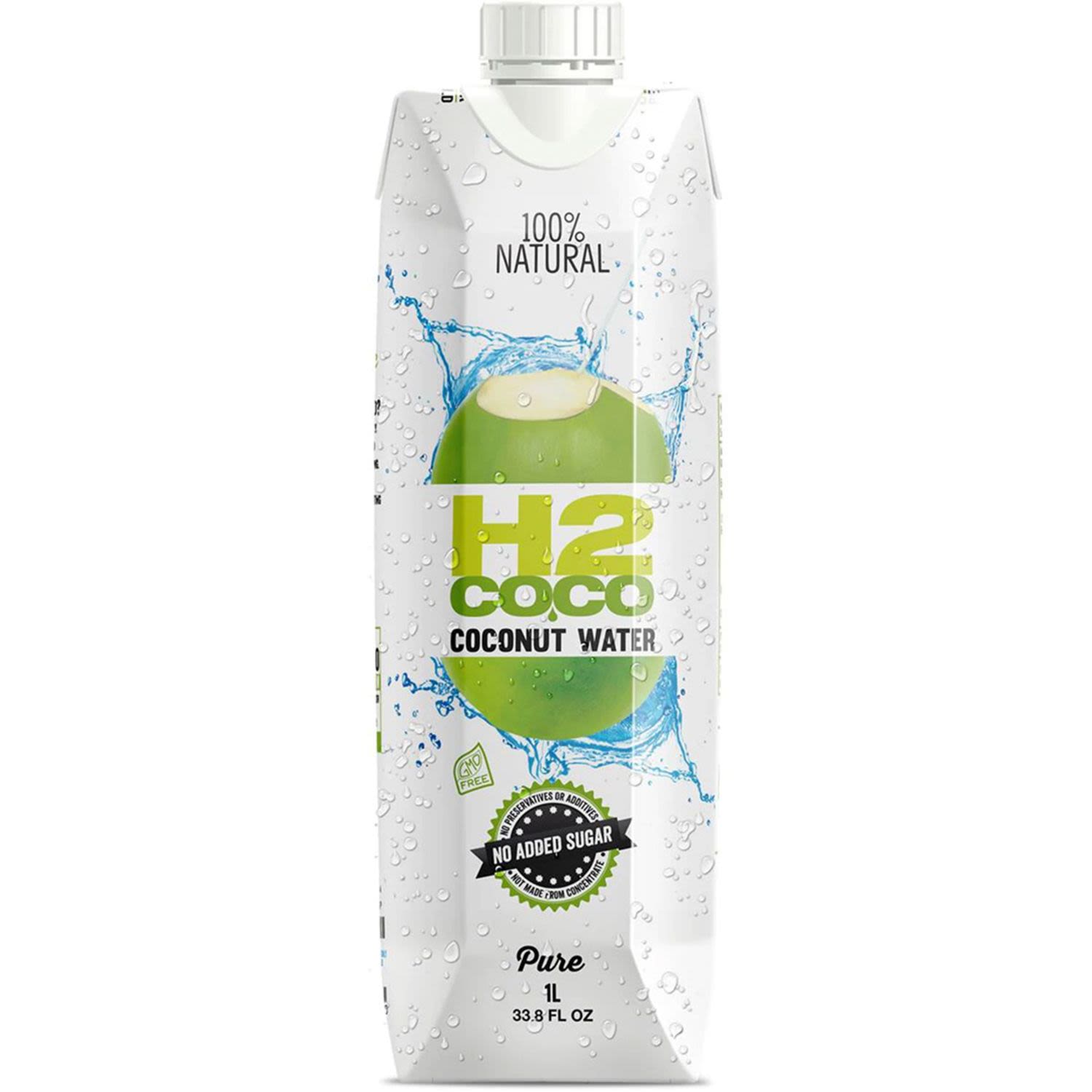 H2coco 100% Natural Pure Coconut Water, 1 Litre