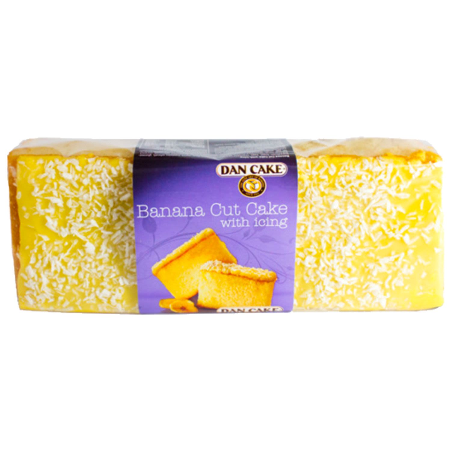 Dan Cake Banana Cake with Icing, 350 Gram