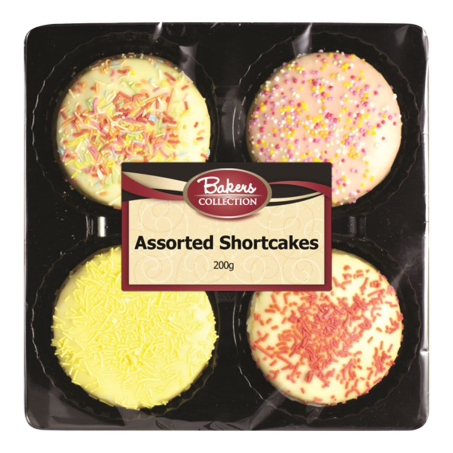 Bakers Collection Assorted Shortcakes, 4 Each