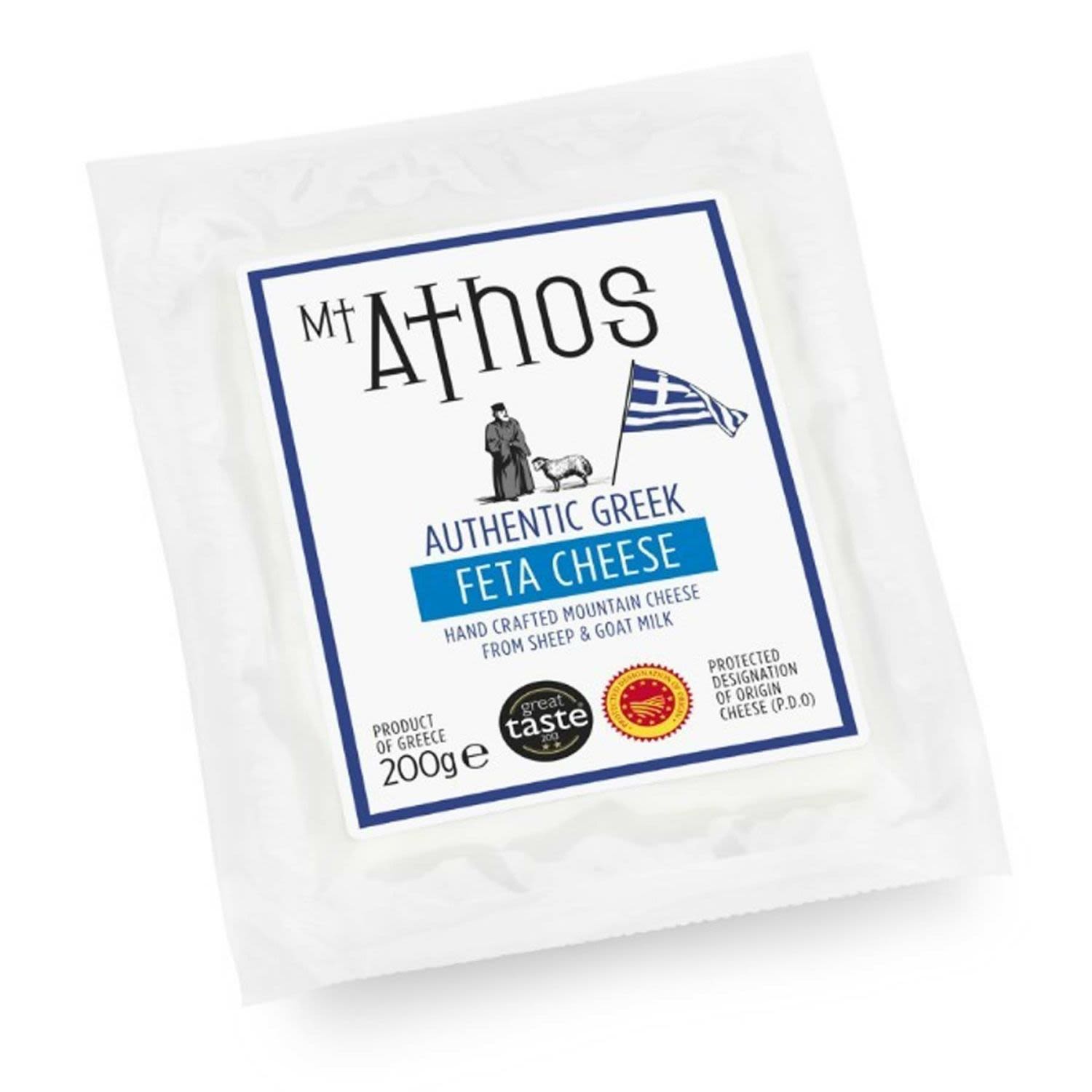Mt Athos Authentic Greek Feta Cheese, 200 Gram