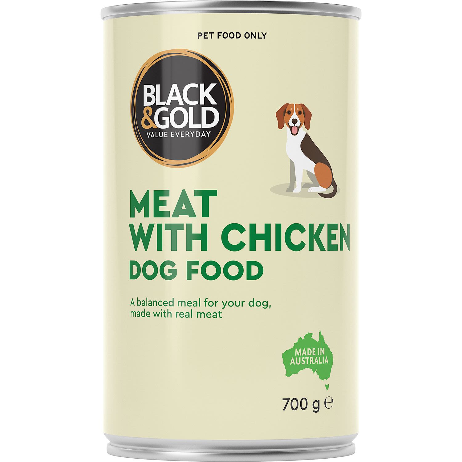 Black & Gold Meat with Chicken Dogfood