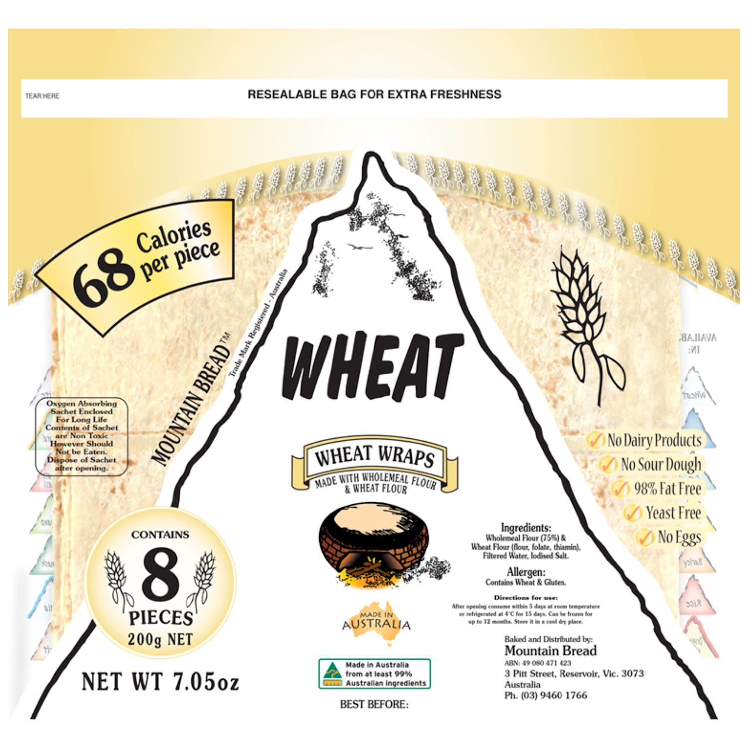 Mountain Bread 200g