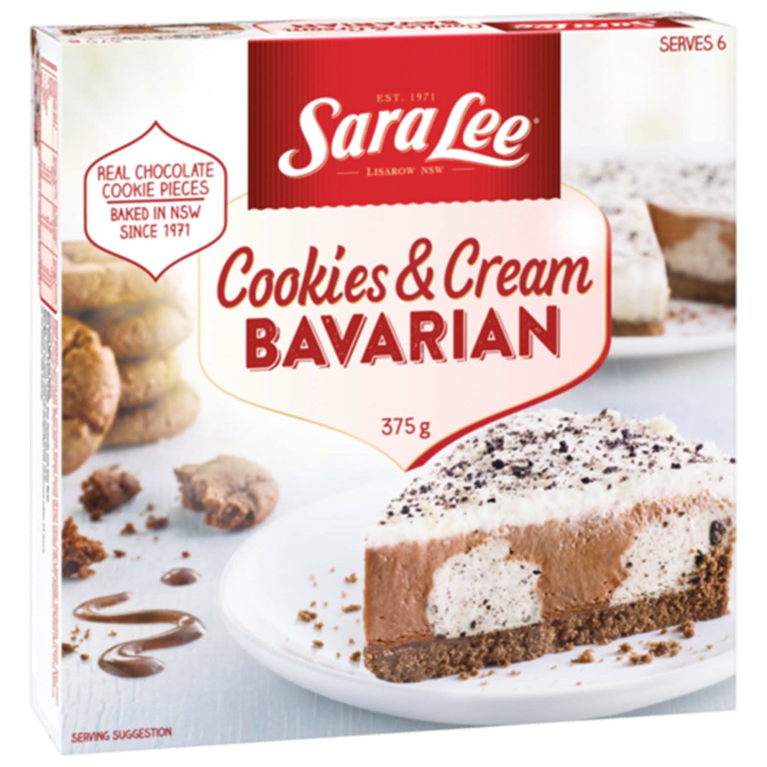Sara Lee Bavarian Cookies & Cream, 375 Gram