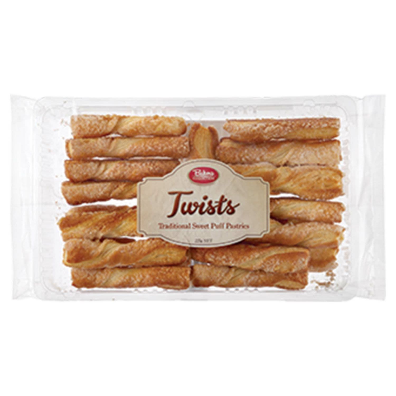 Bakers Collection Puff Pastry Twists, 200 Gram