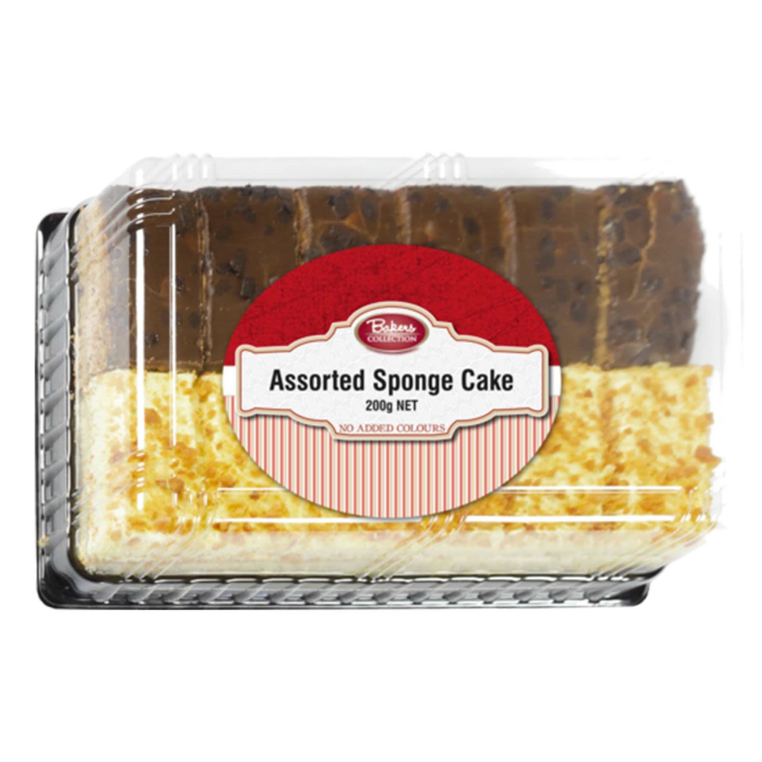 Bakers Collection Assorted Sponge Cakes, 200 Gram