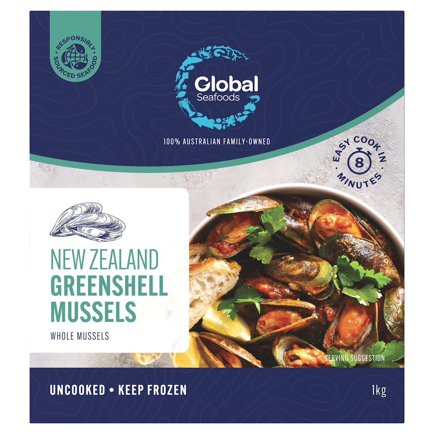 Global Seafoods 1kg