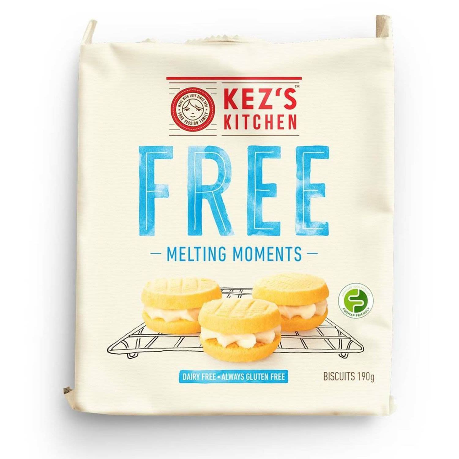 Kez's Kitchen Gluten Free Melting Moments