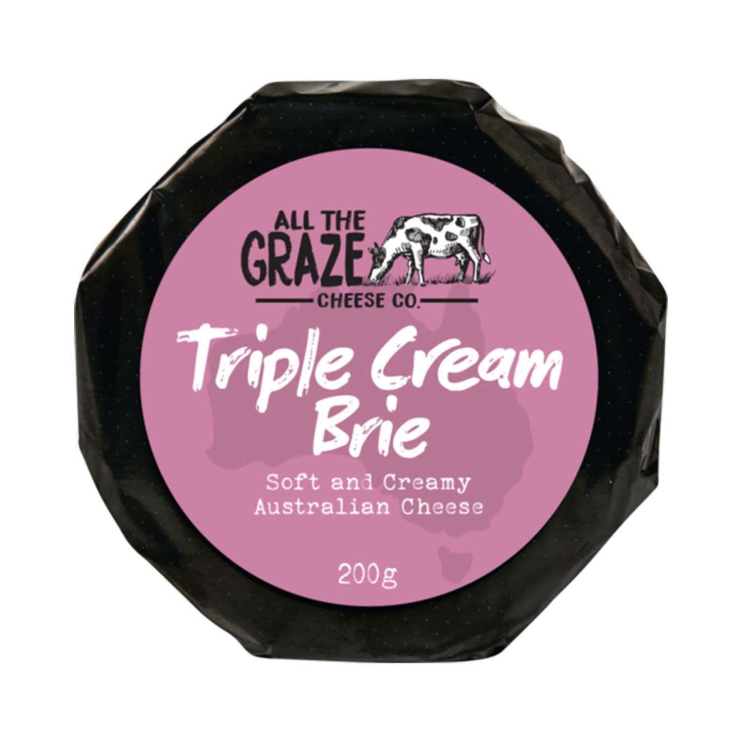 All The Grze Triple Cream Brie, 200 Gram