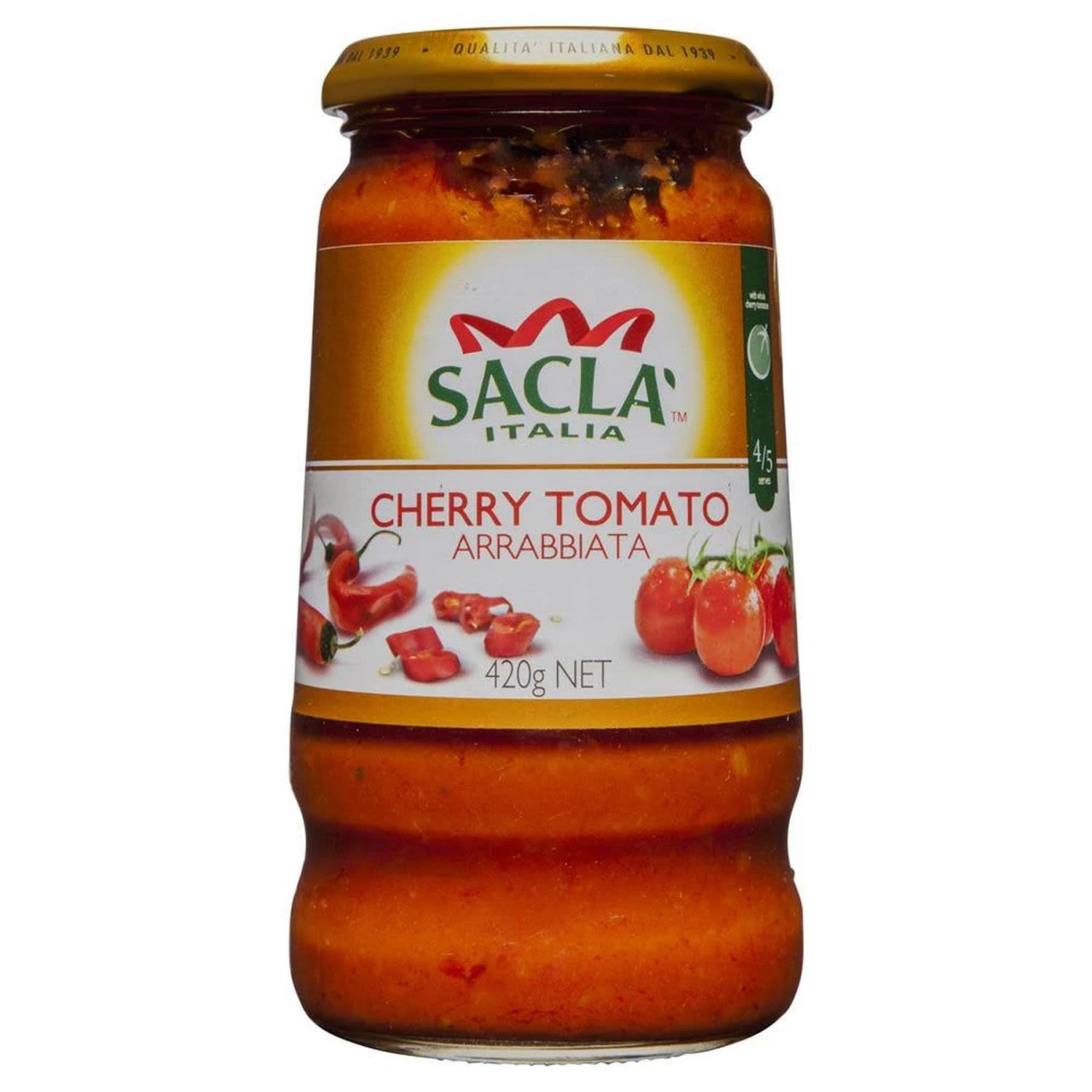 Sacla Pasta Sauce Basil Cherry Tomato