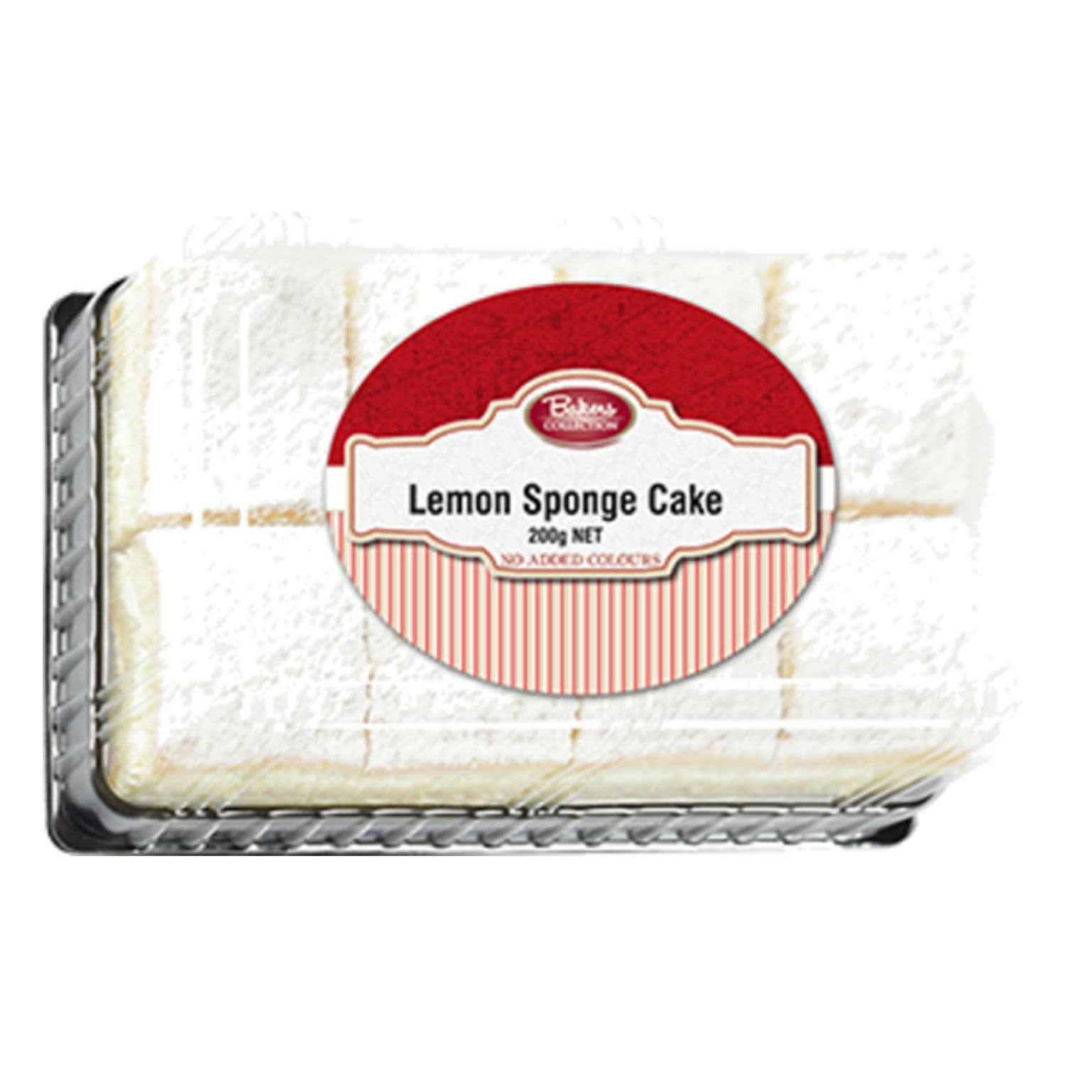 Bakers Collection Lemon Sponge Cake, 200 Gram