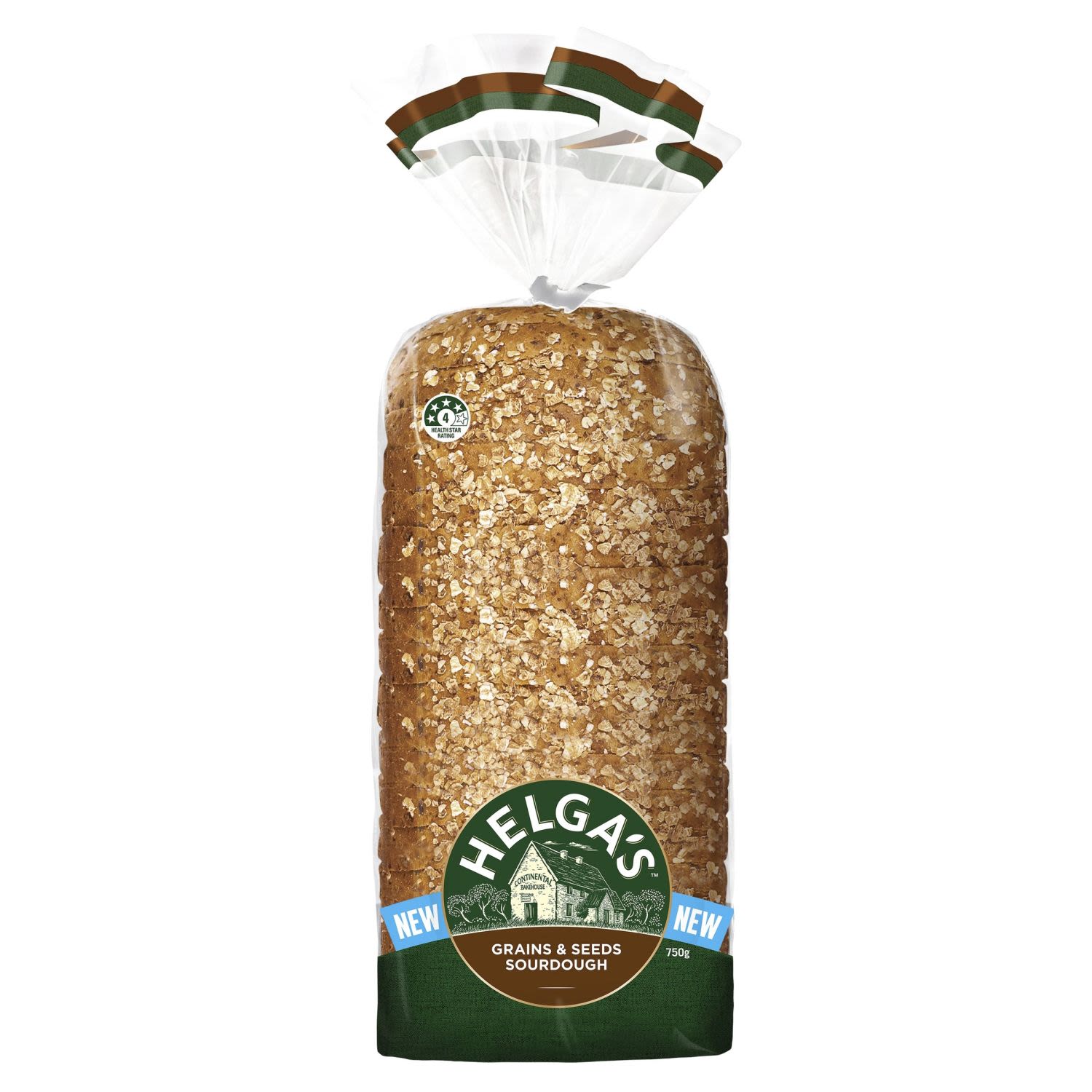 Helga's Grains & Seeds Sourdough Loaf, 750 Gram