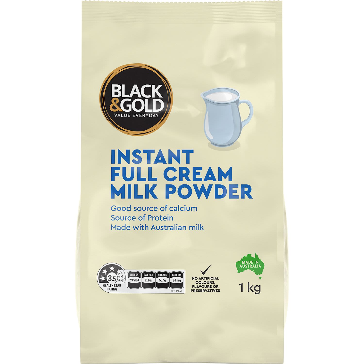 Black & Gold Instant Full Cream Milk Powder