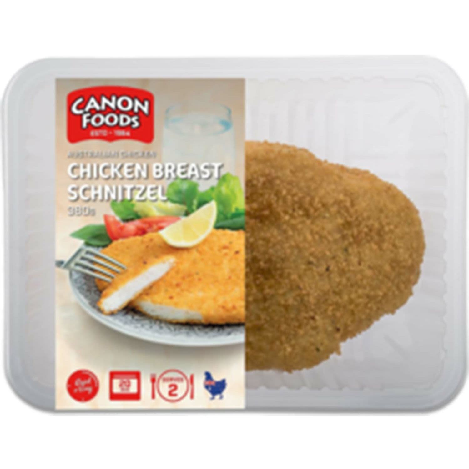 Canon Foods Crunchy Chicken Breast, 380 Gram