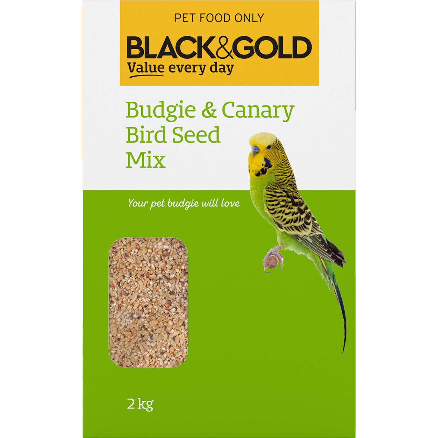 Black & Gold Budgie & Canary Mix