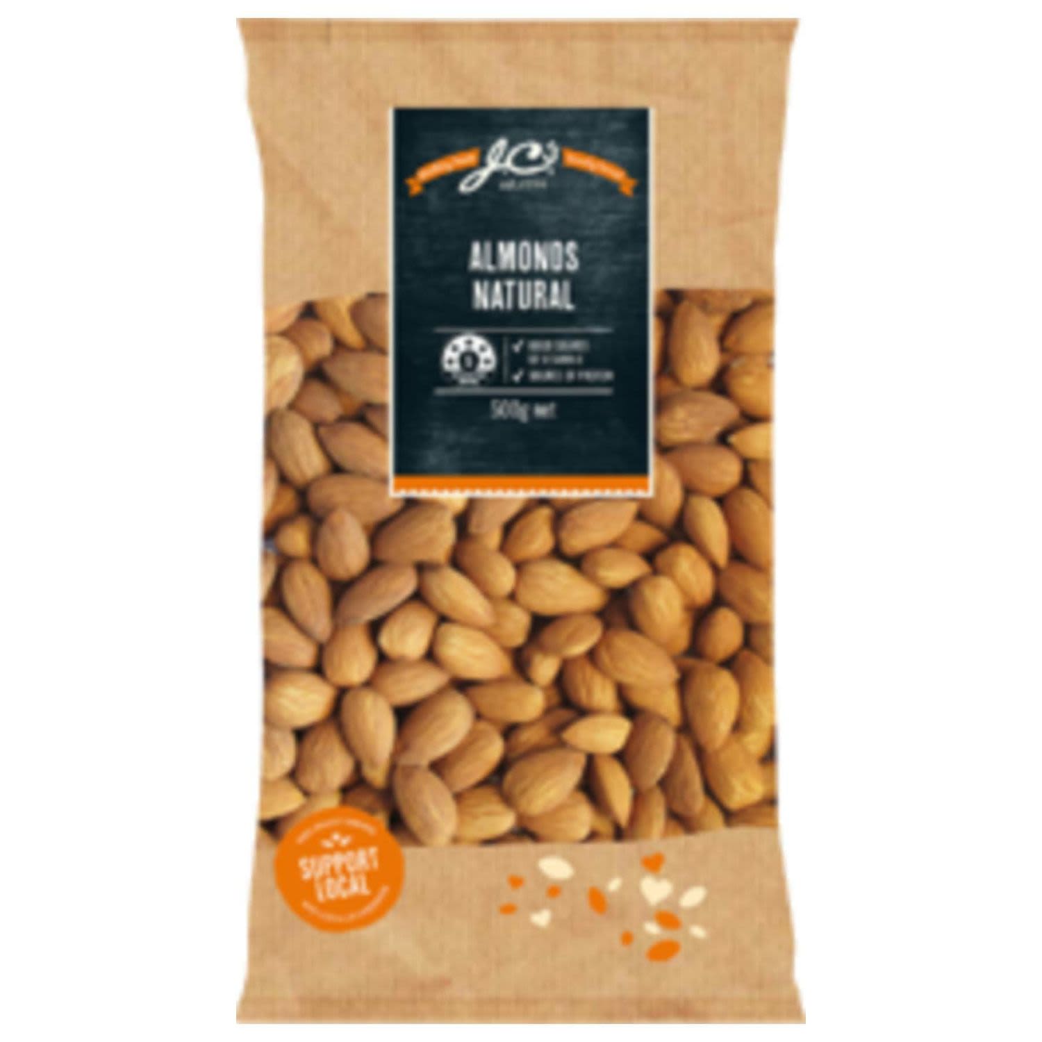 JC's Almonds Natural