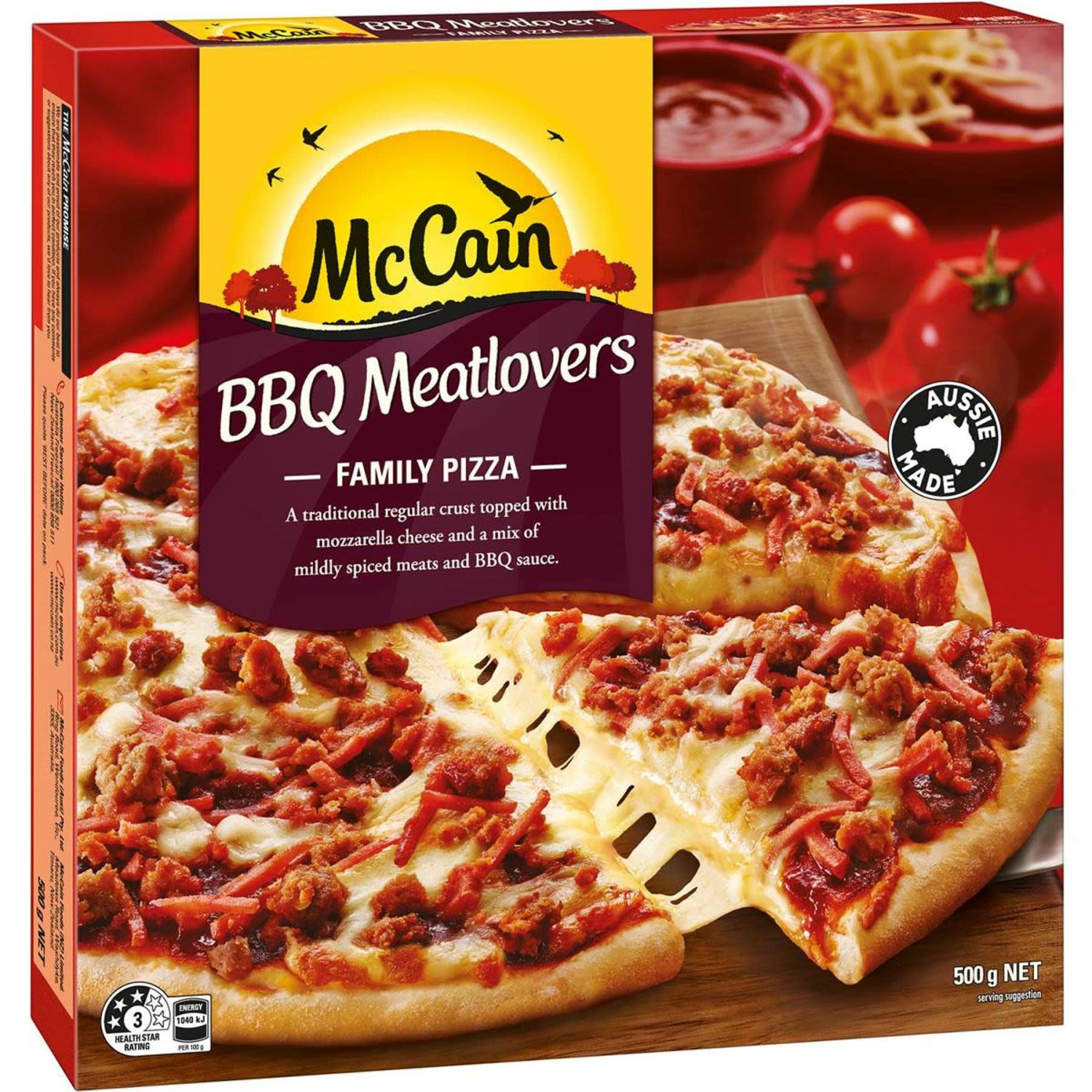 Mccain Pizza Meatlovers, 500 Gram