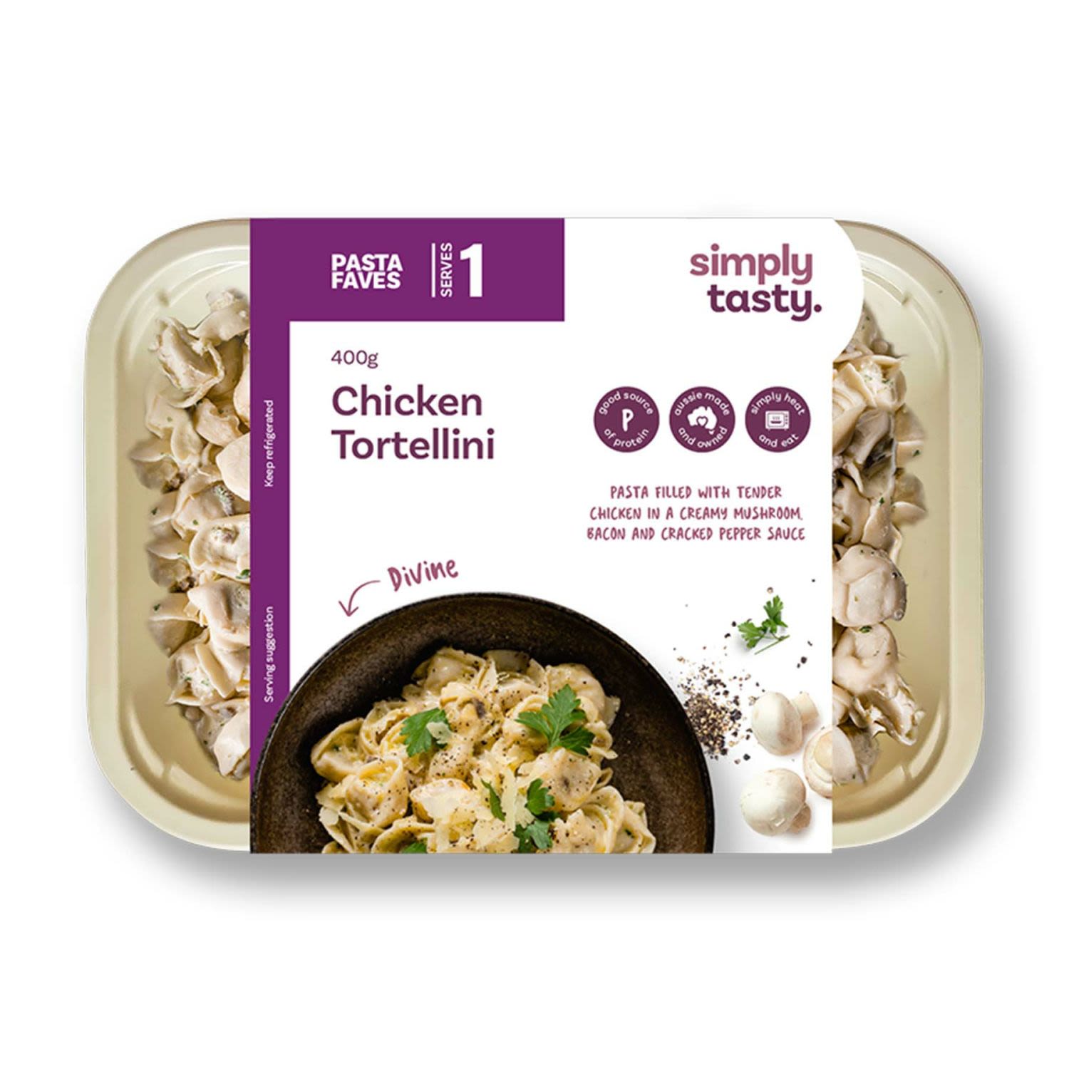 Simply Tasty Chicken Tortellini