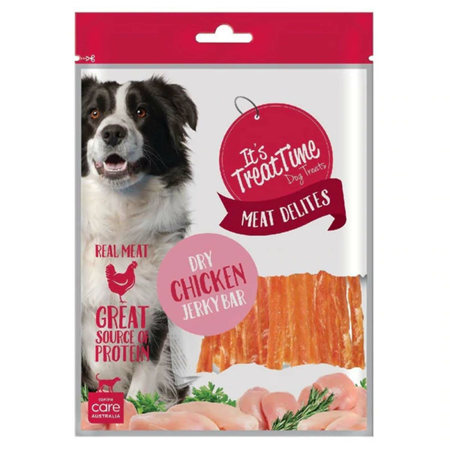 Treat Time Dog Treats Chicken Jerky Bar