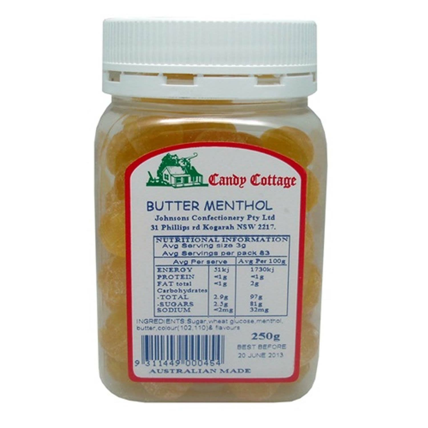 Candy Cottage Butter Menthol