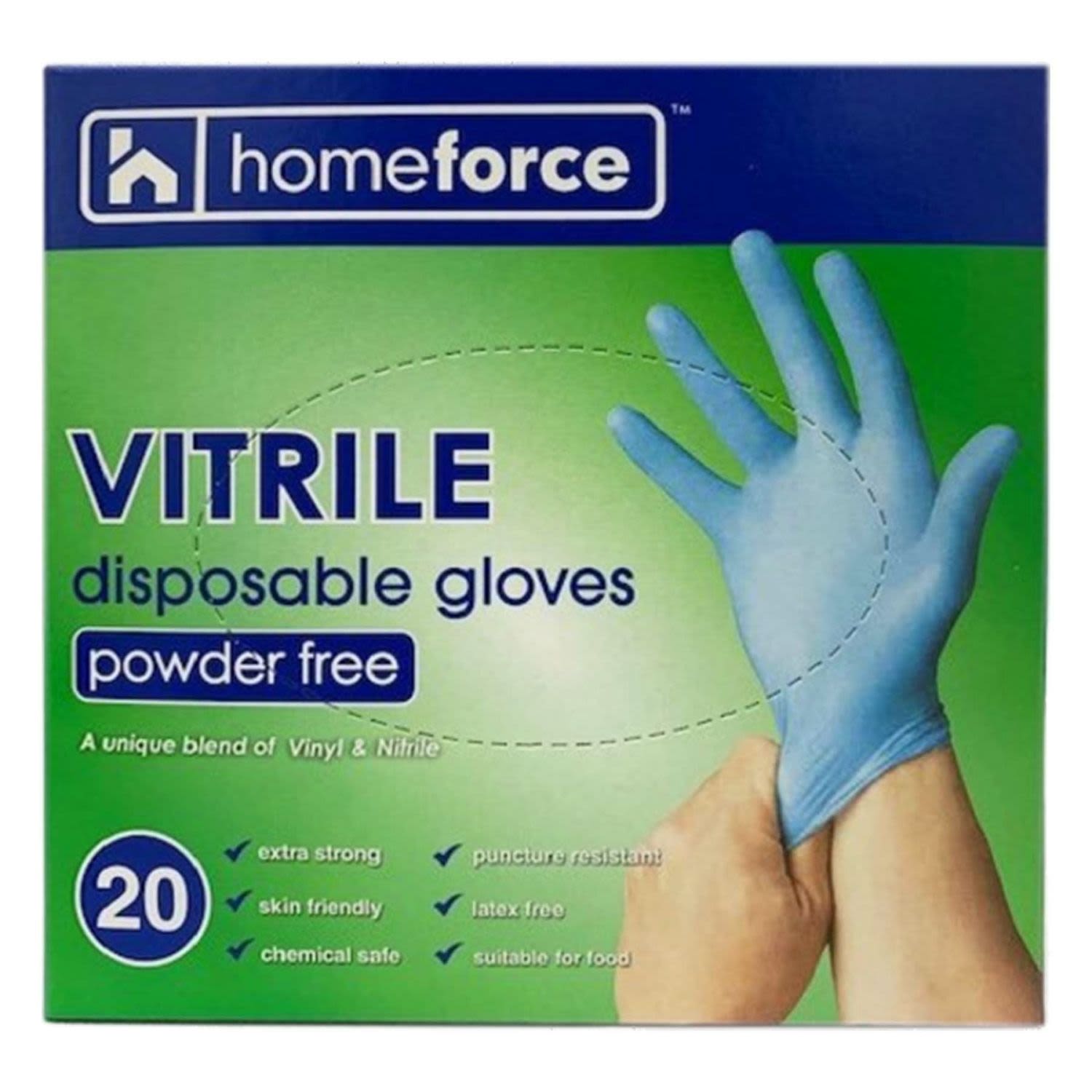 Homeforce Disposable Gloves Vitrile