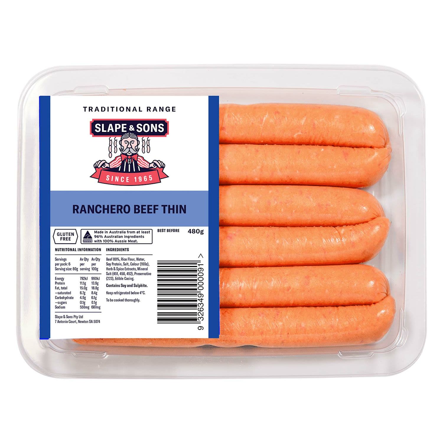 Slape & Sons Ranchero Beef Sausages