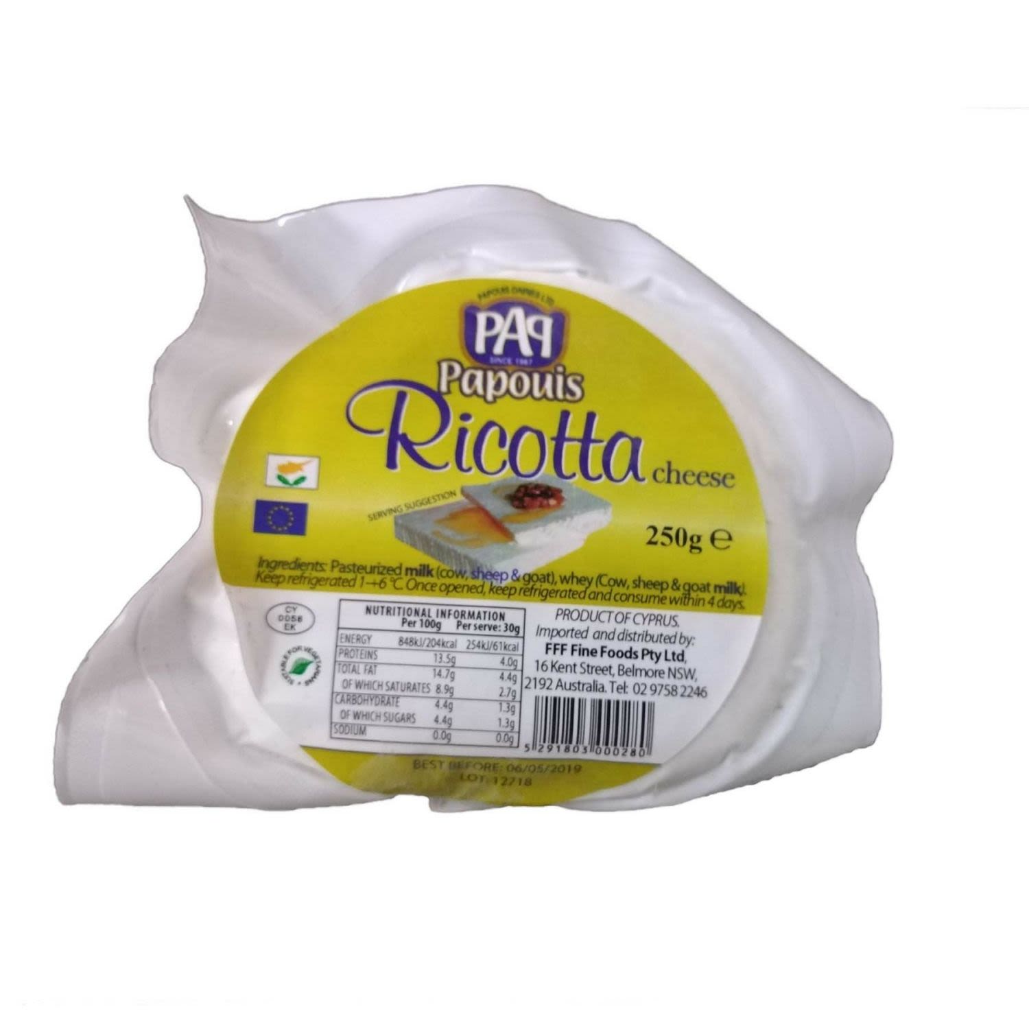 Papouis 250g