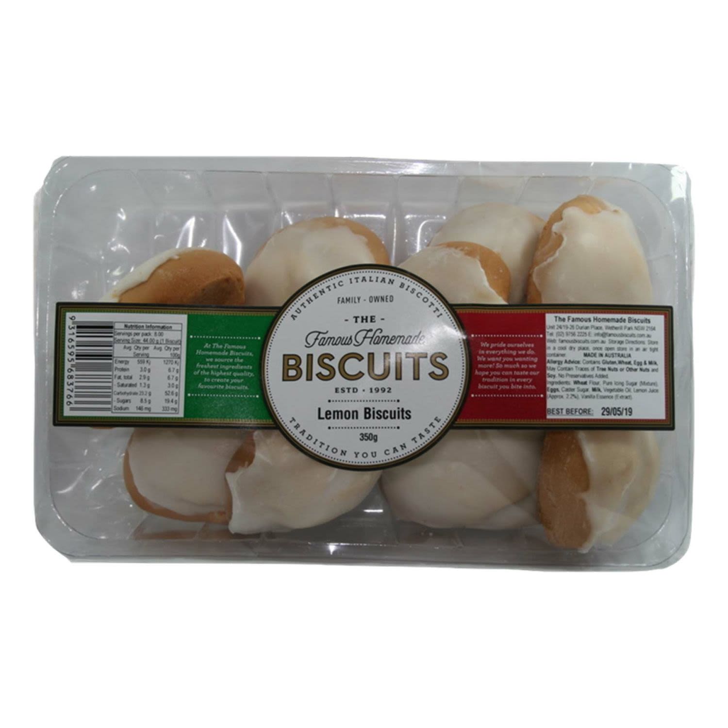 Famous Homemade Biscuits Lemon Biscuits