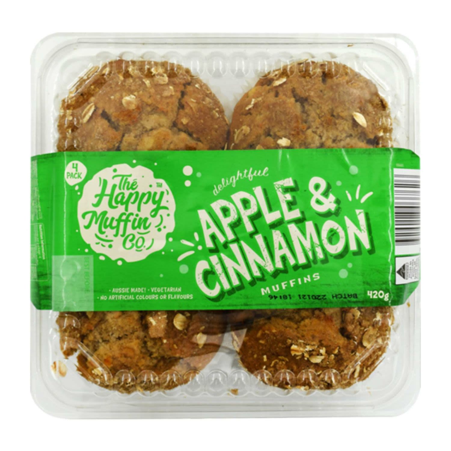 The Happy Muffin Co 4 pack
