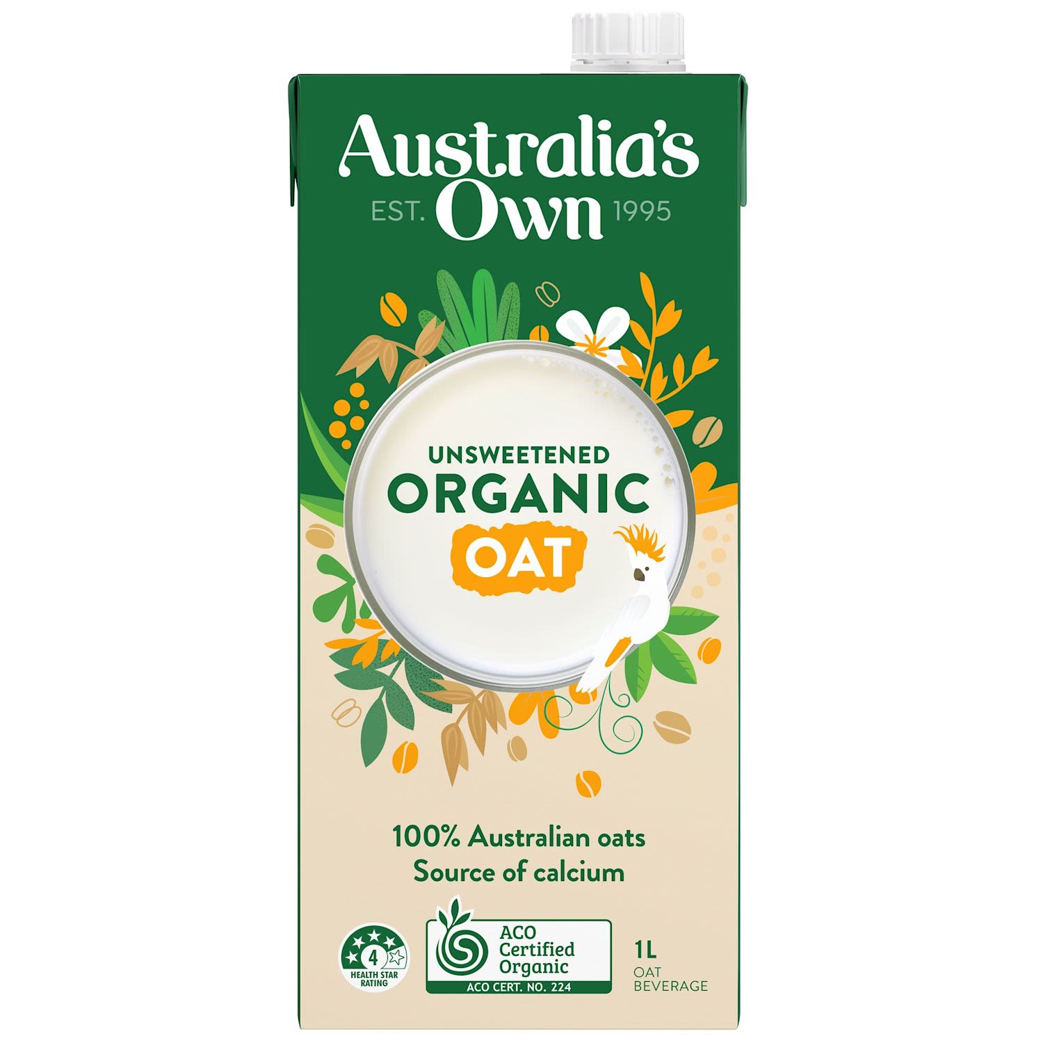 Australia's Own Unsweetened Organic Oat Milk
