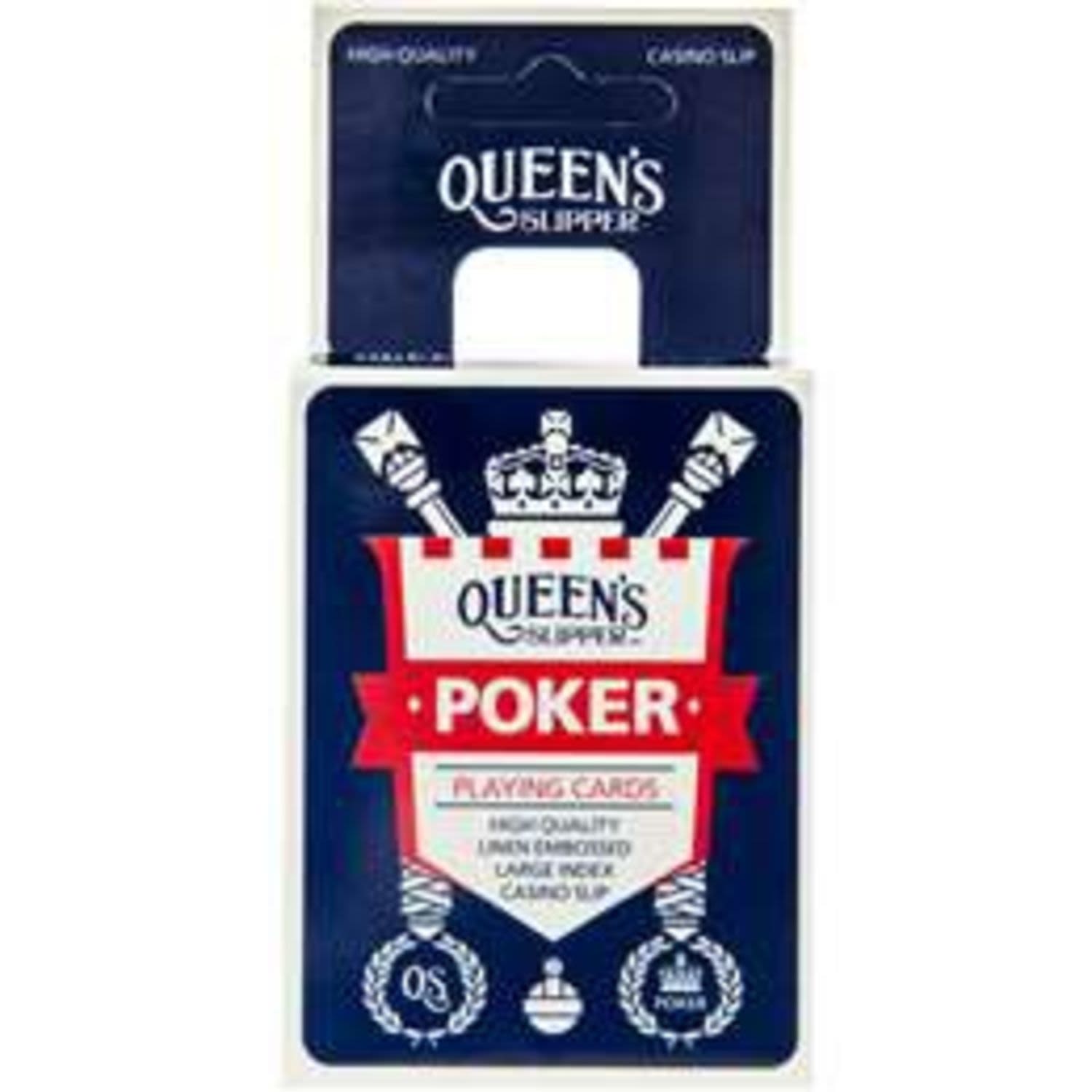 Queen's Slipper Favour Playing Cards Poker, 1 Each
